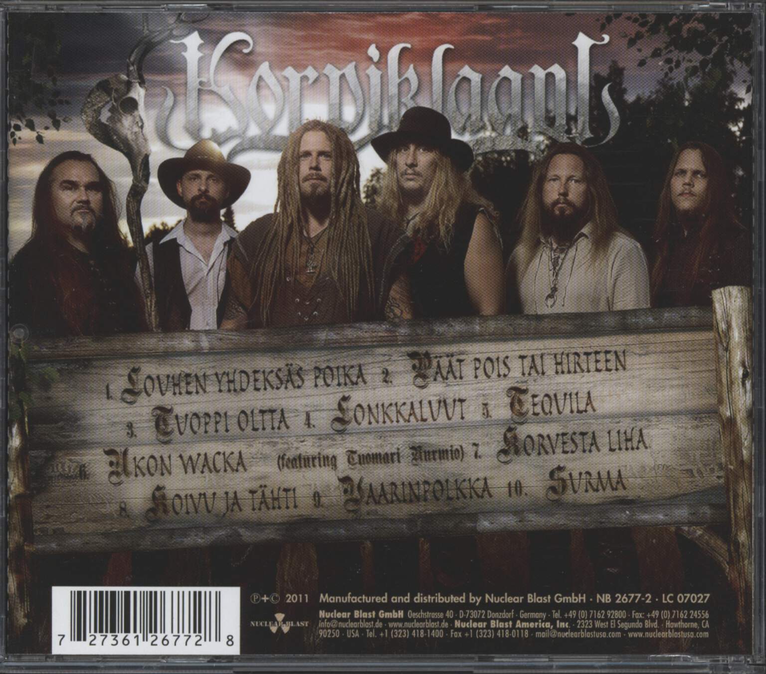 Korpiklaani: Ukon Wacka, 1×CD