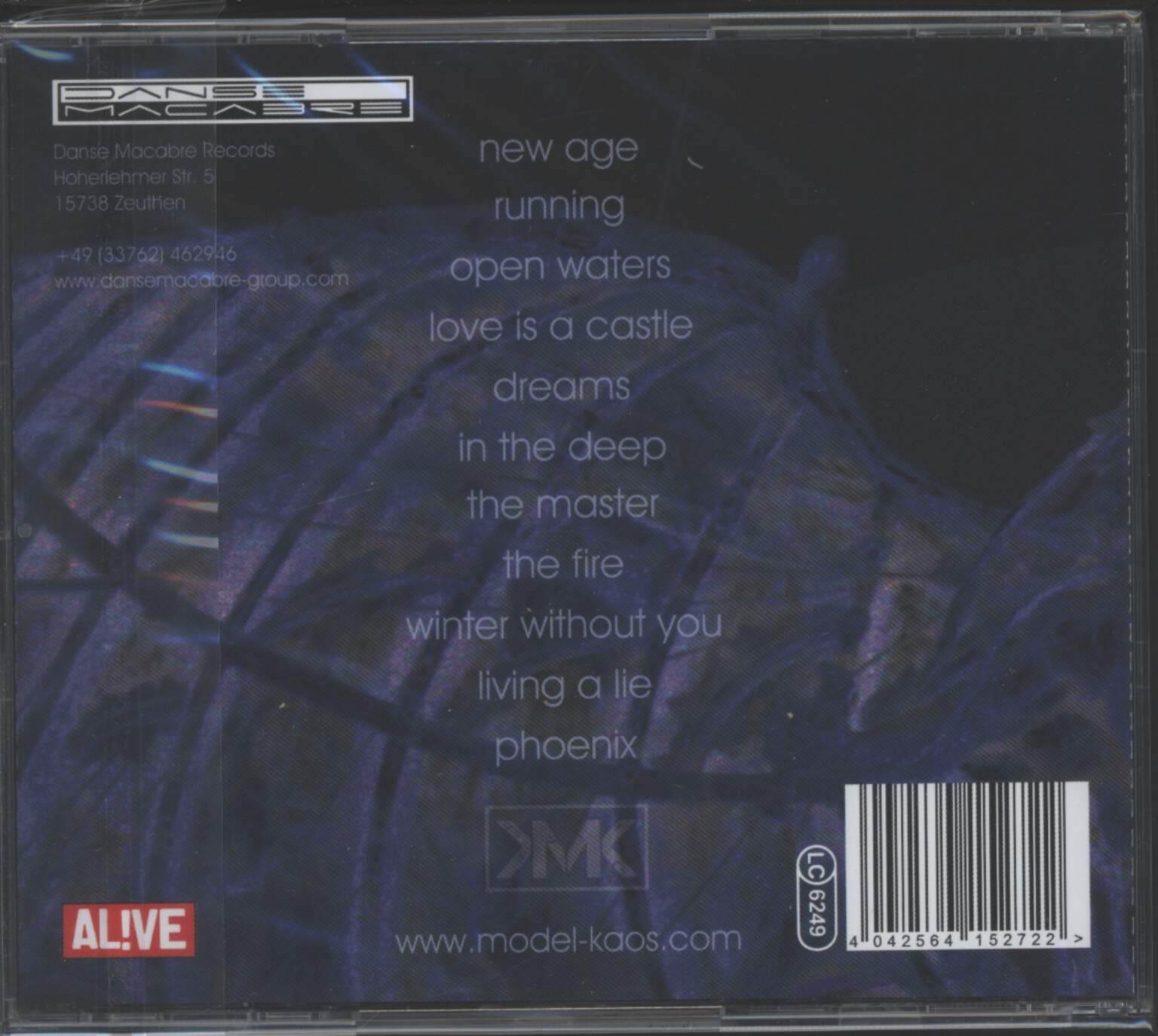 Model Kaos: Phoenix, 1×CD