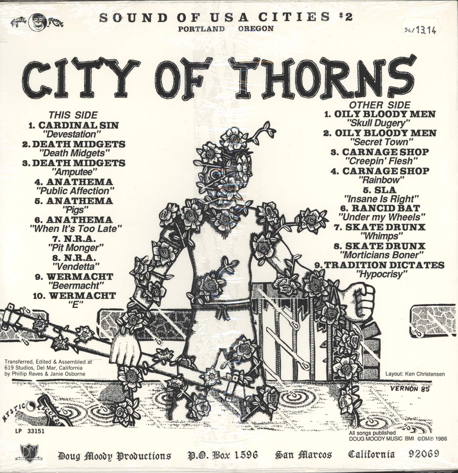 Various: City Of Thorns, 1×LP (Vinyl)