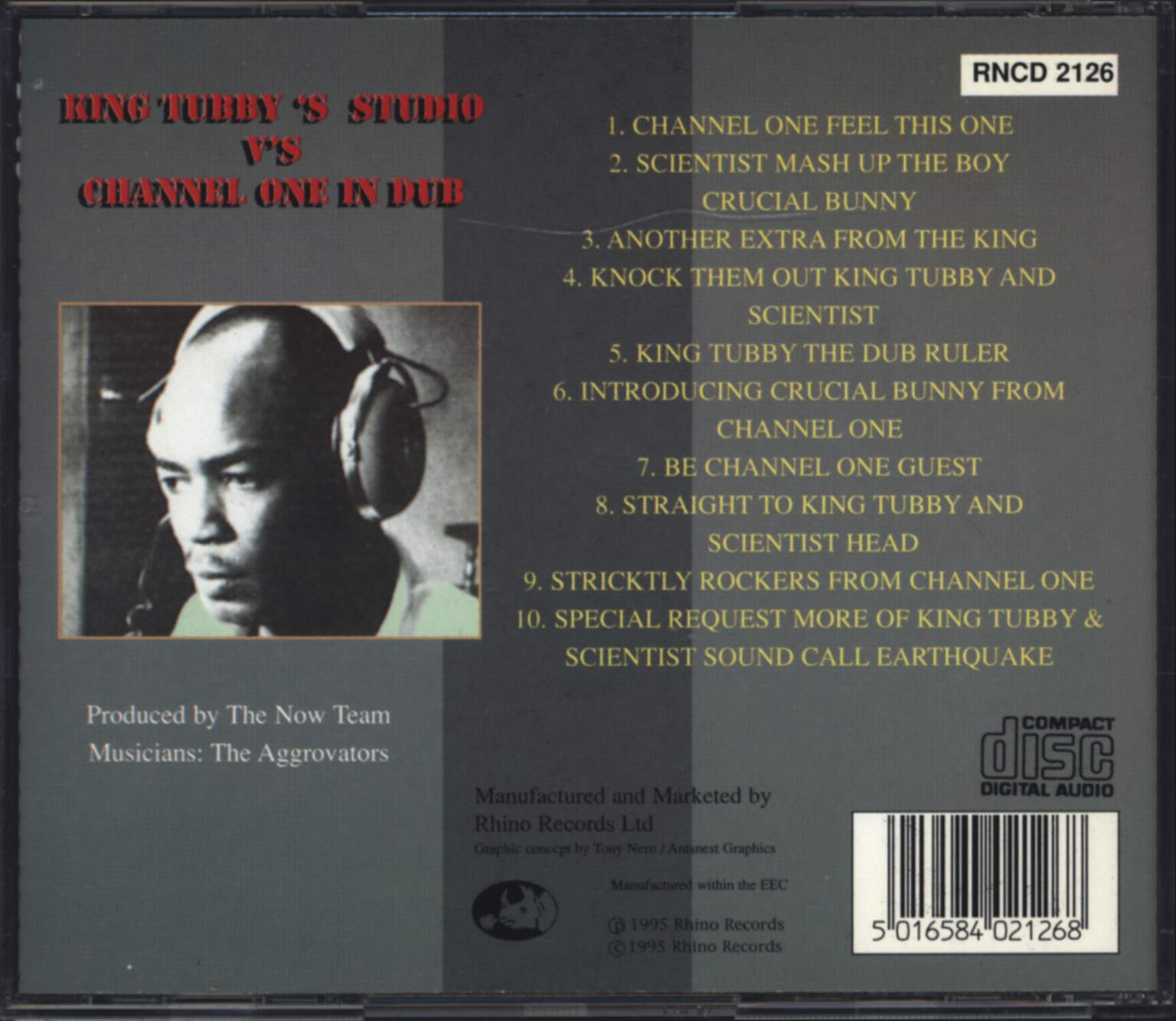 King Tubby: King Tubby's Studio Vs Channel One In Dub, 1×CD