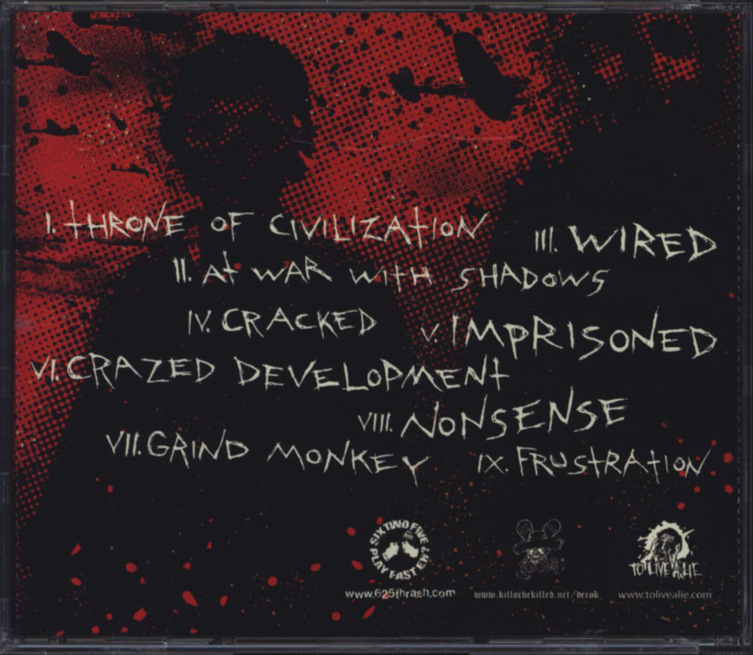 Athrenody: Crazed Development, 1×CD