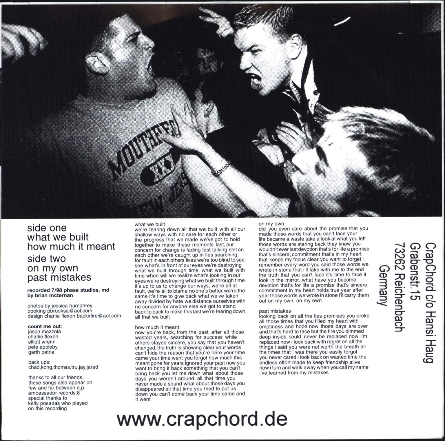 Count Me Out: What We Built, 1×7" Single (Vinyl)