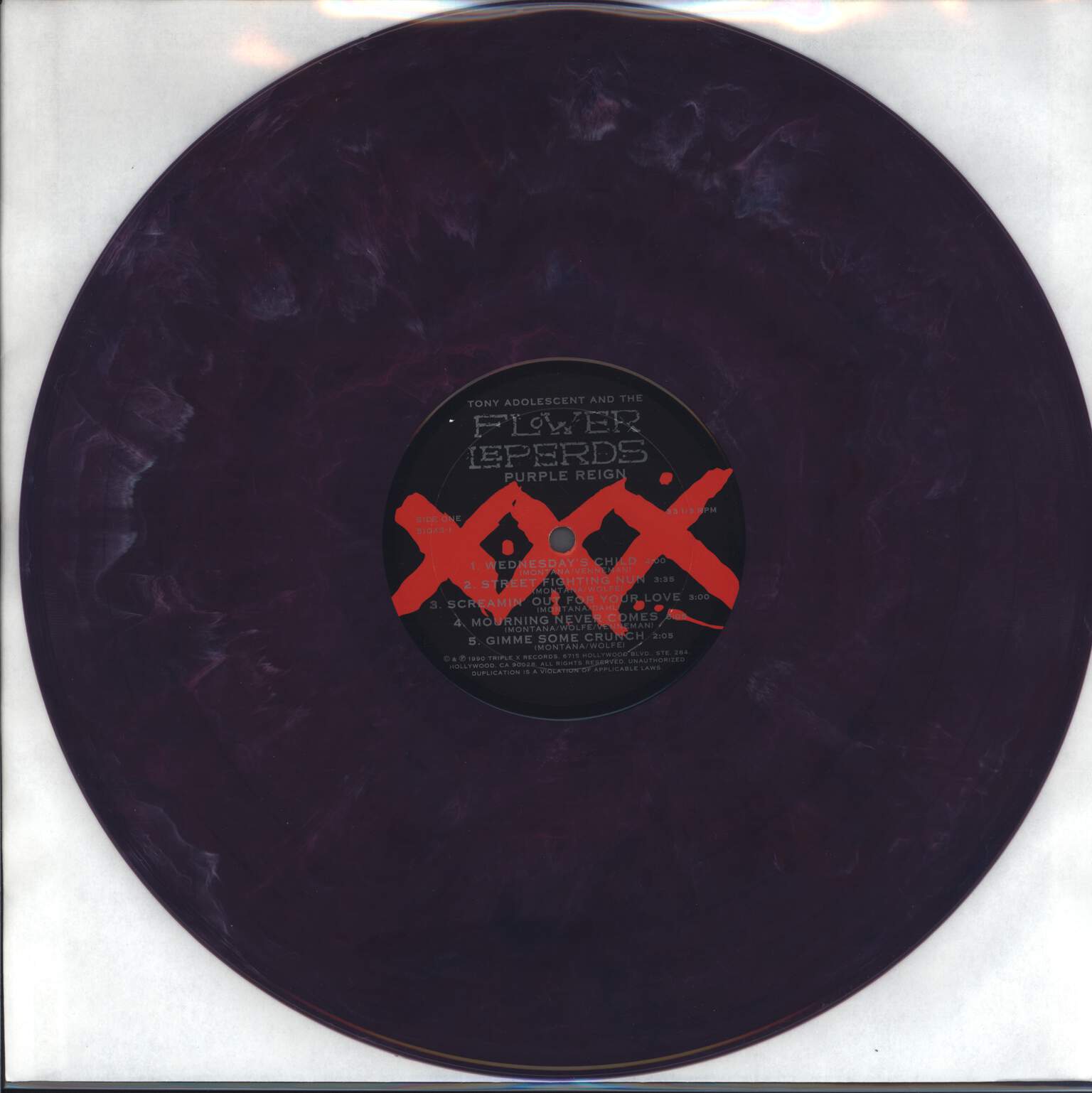 Tony Adolescent: Purple Reign, 1×LP (Vinyl)