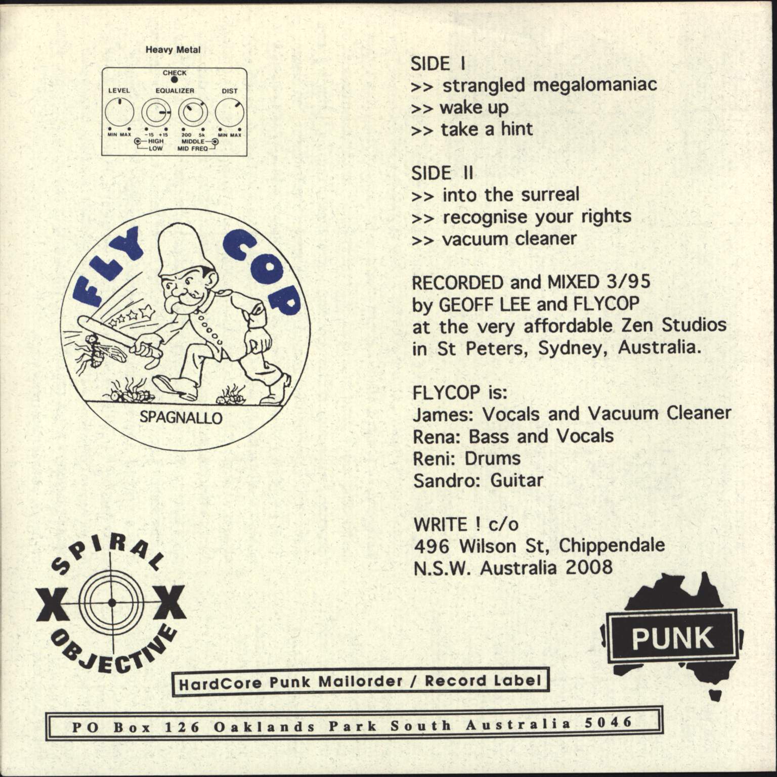 Flycop: Spagnallo E.P., 1×7" Single (Vinyl)