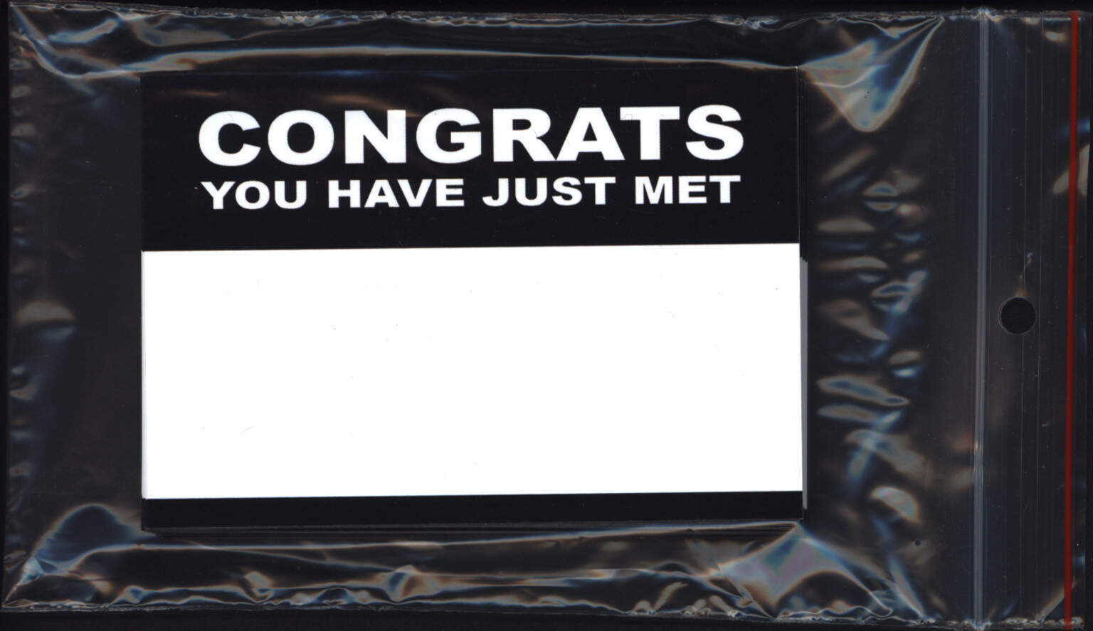 Sticker: Congrats You Have Just Met (50 Stück), 1×Other