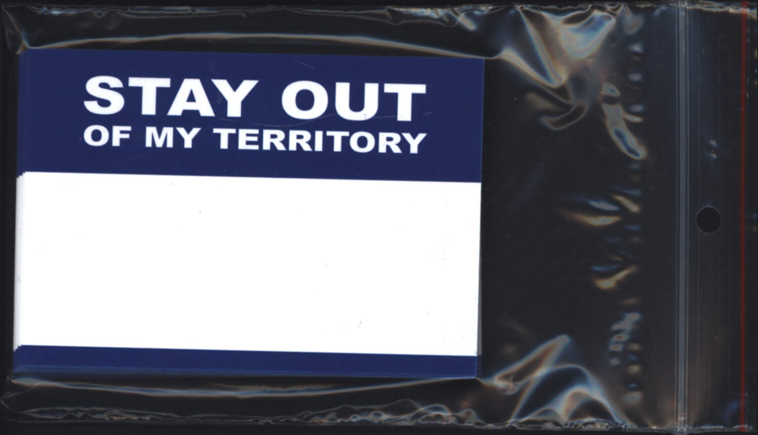 Sticker: Stay Out Of My Territory (50 Stück), 1×Other