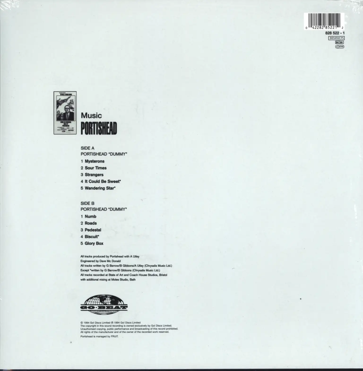 Portishead: Dummy, 1×LP (Vinyl)