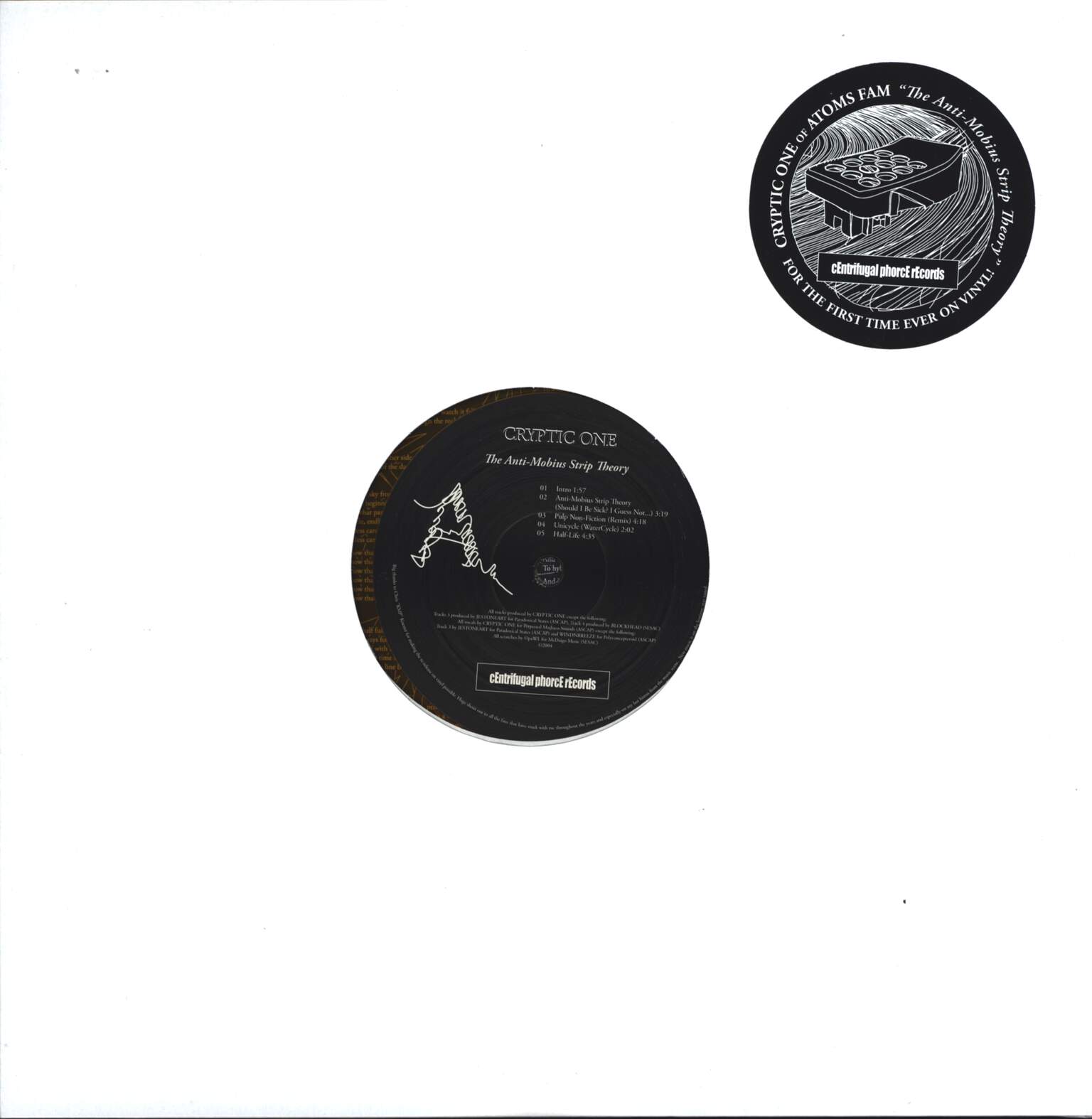 Cryptic One: The Anti-Mobius Strip Theory (yellow), 2×LP (Vinyl)