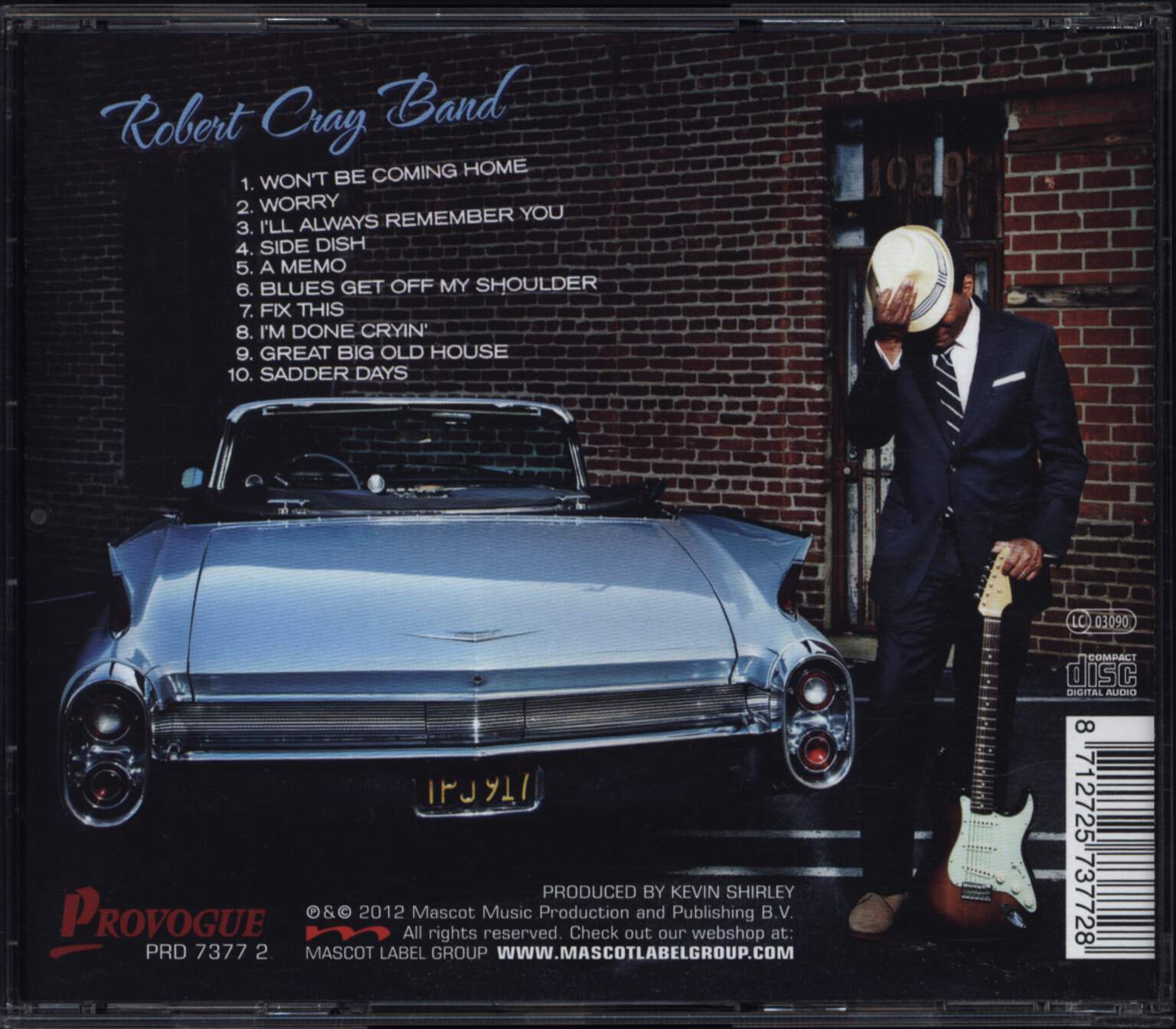The Robert Cray Band: Nothin But Love, 1×CD