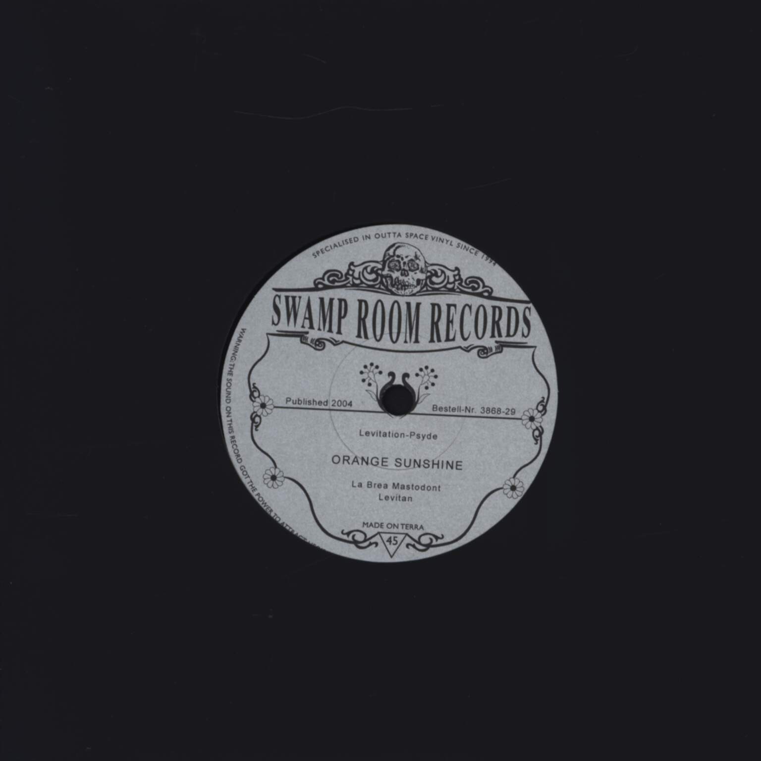 Orange Sunshine: Swamp Room Single Club, 1×7" Single (Vinyl)