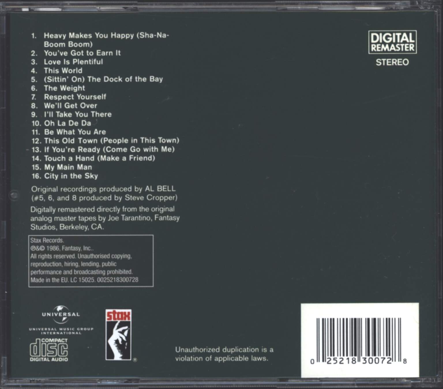 The Staple Singers: The Best Of The Staple Singers, 1×CD