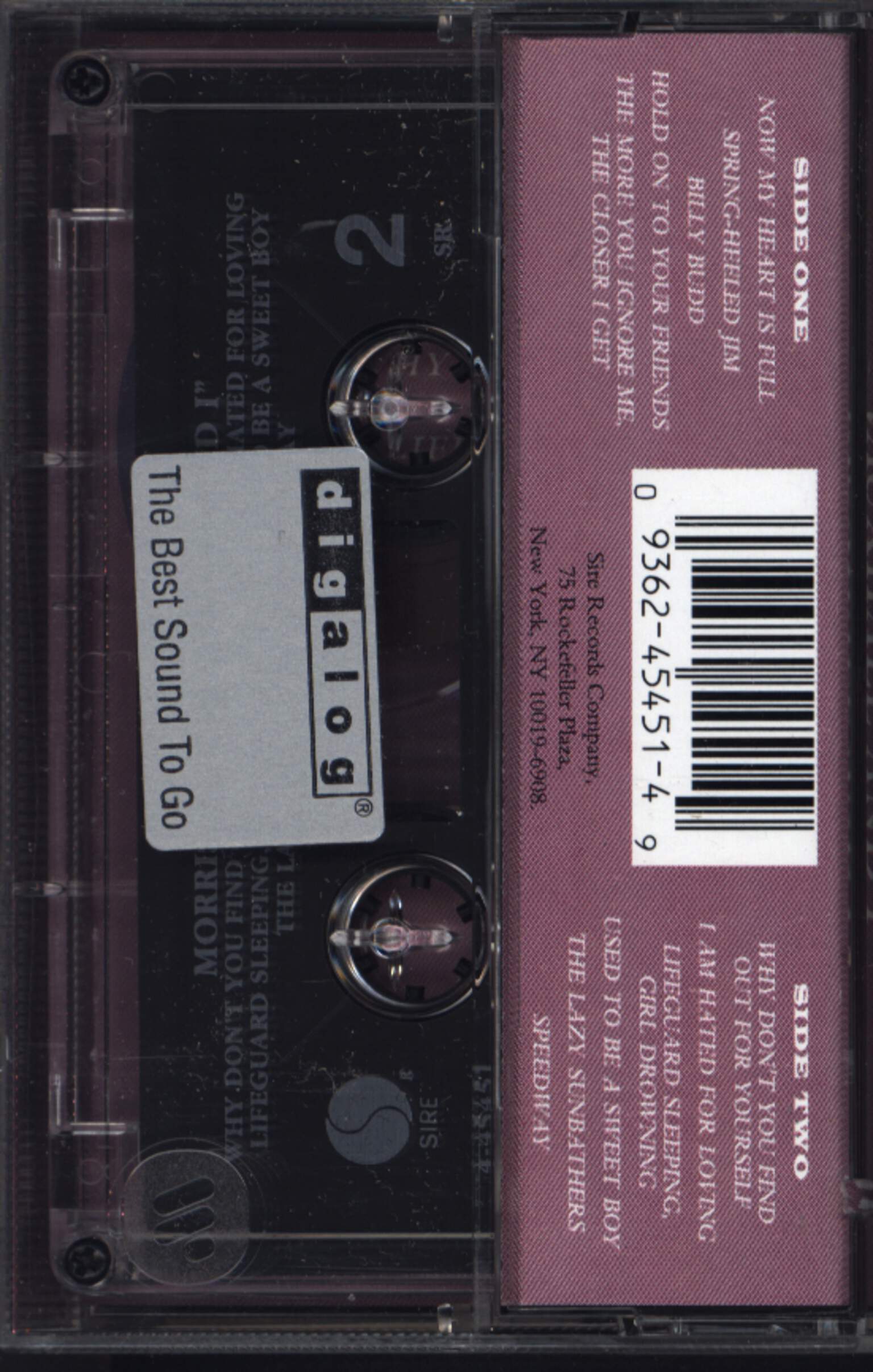 Morrissey: Vauxhall And I, 1×Tape