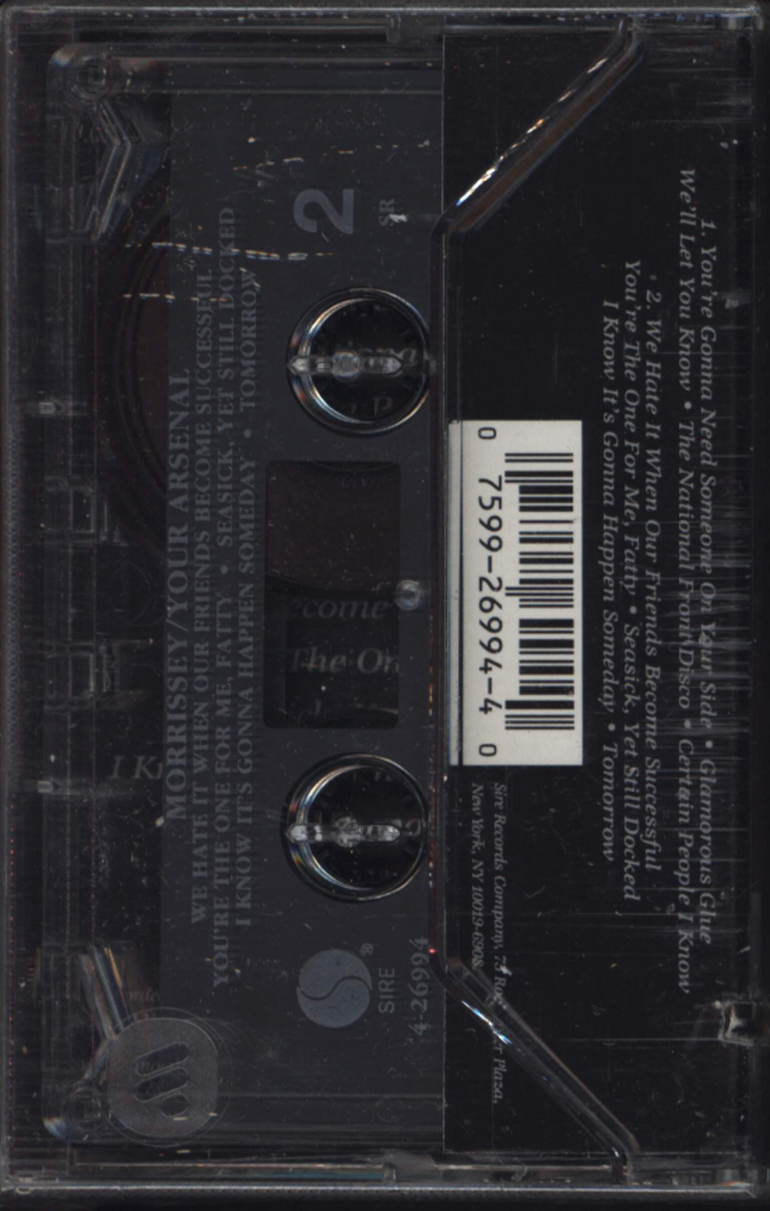 Morrissey: Your Arsenal, 1×Tape