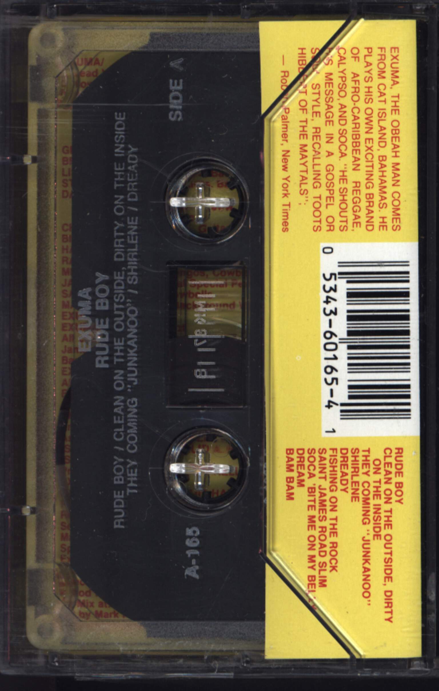 Exuma: Rude Boy, 1×Tape