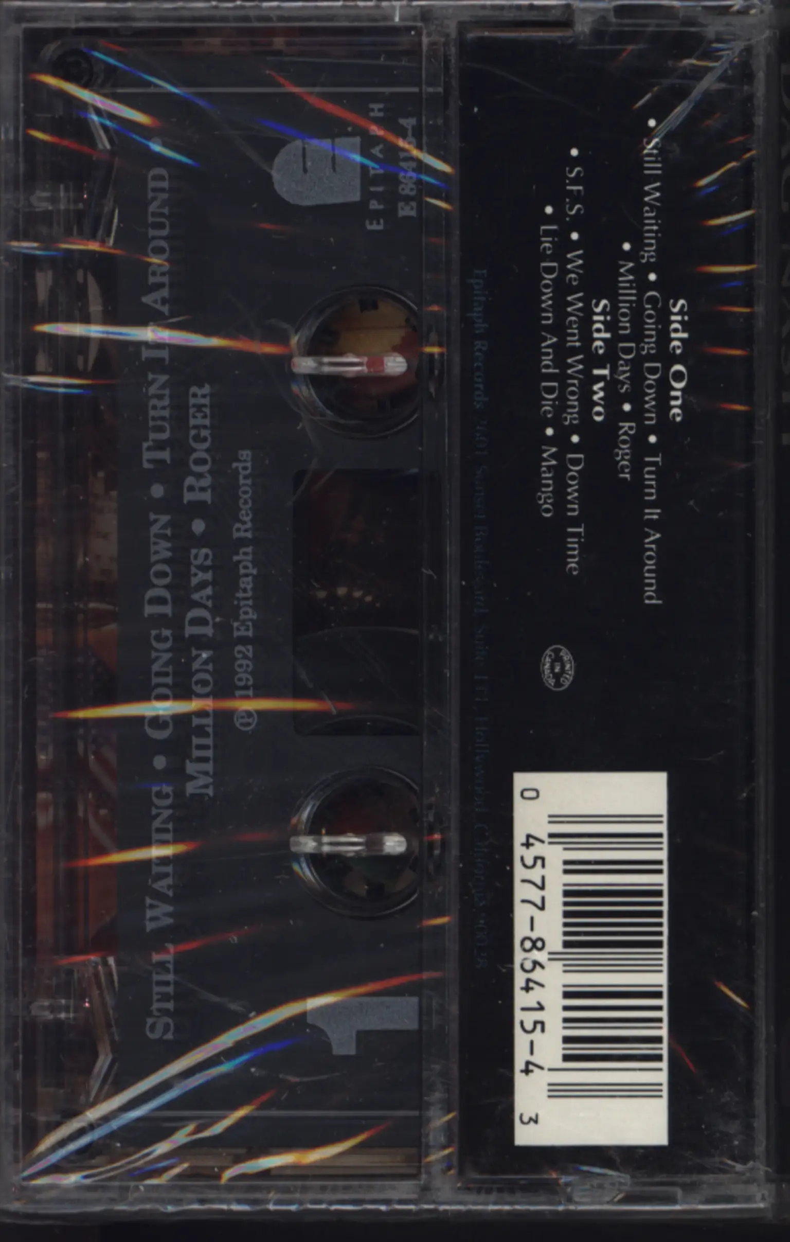 Dag Nasty: Four On The Floor, 1×Tape