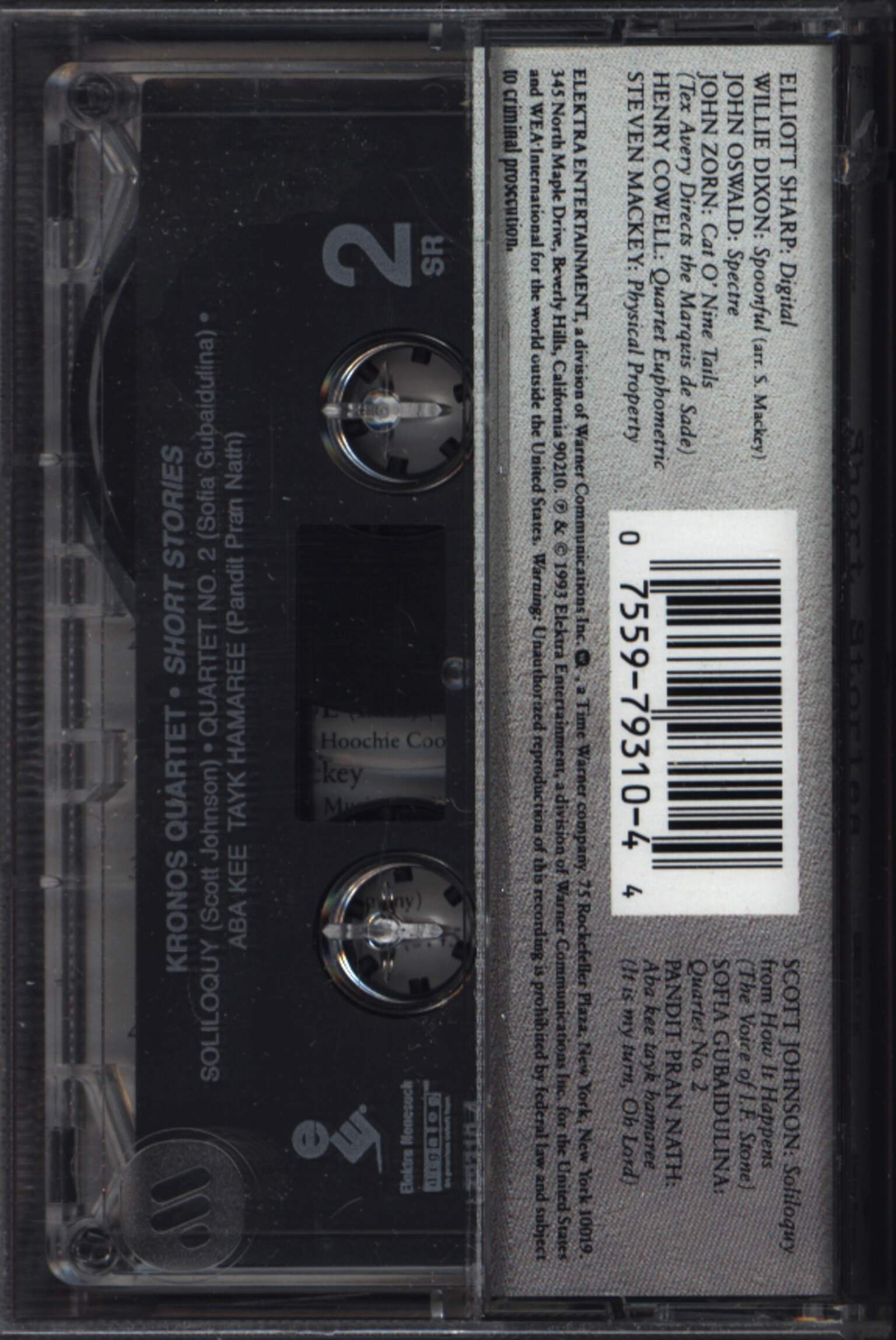 Kronos Quartet: Short Stories, 1×Tape