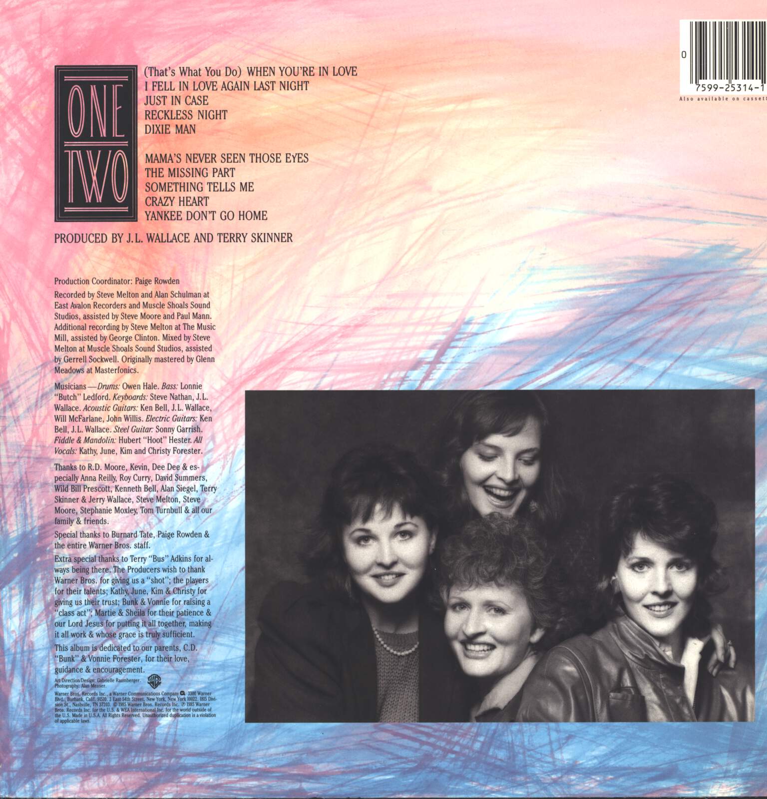 The Forester Sisters: The Forester Sisters, 1×LP (Vinyl)