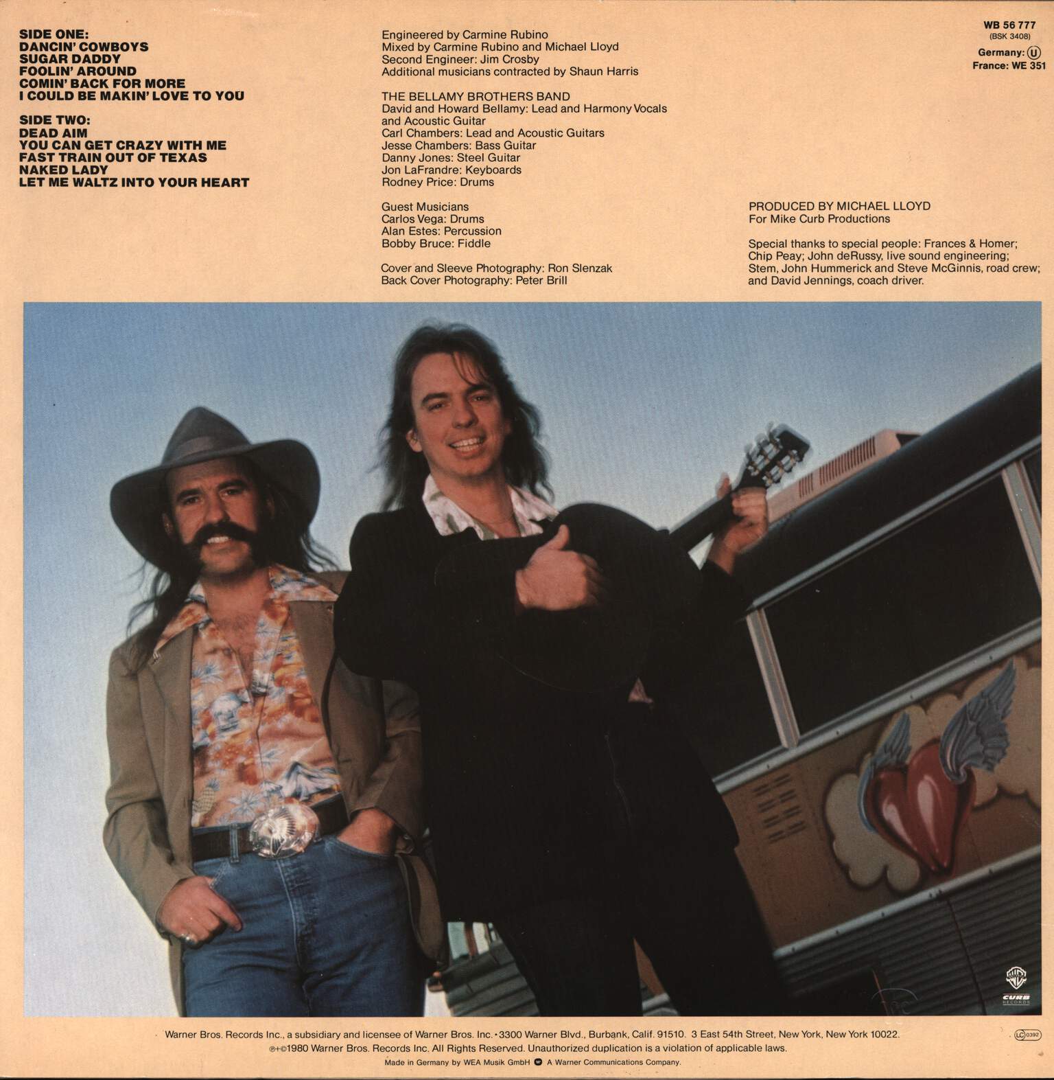 Bellamy Brothers: You Can Get Crazy, 1×LP (Vinyl)