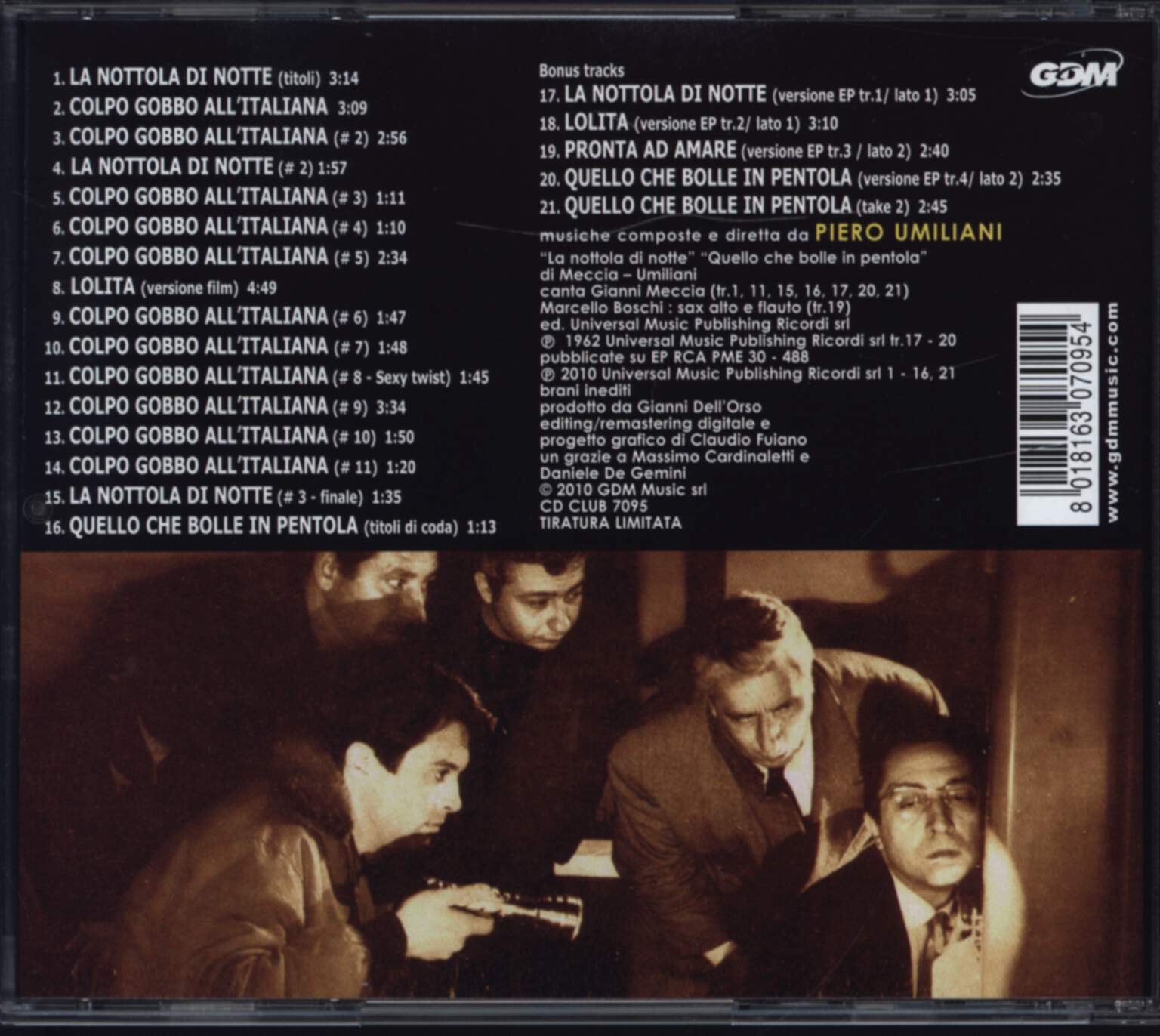 Piero Umiliani: Colpo Gobbo All'Italiana (Colonna Sonora Originale - Edizione Speciale), 1×CD