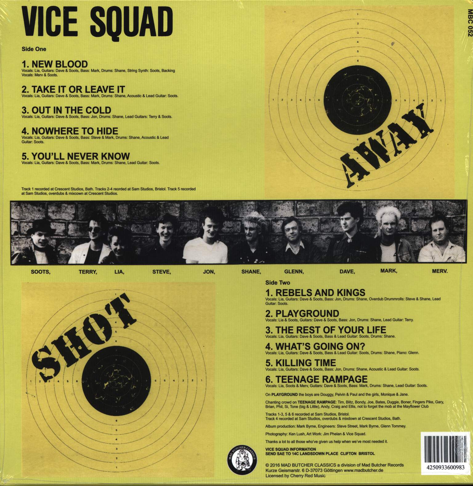 Vice Squad: Shot Away, 1×LP (Vinyl)