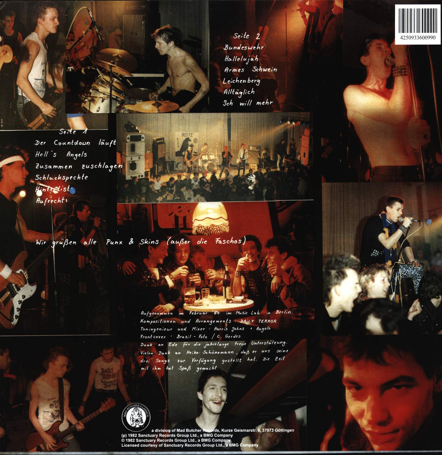 Daily Terror: Aufrecht, 1×LP (Vinyl)