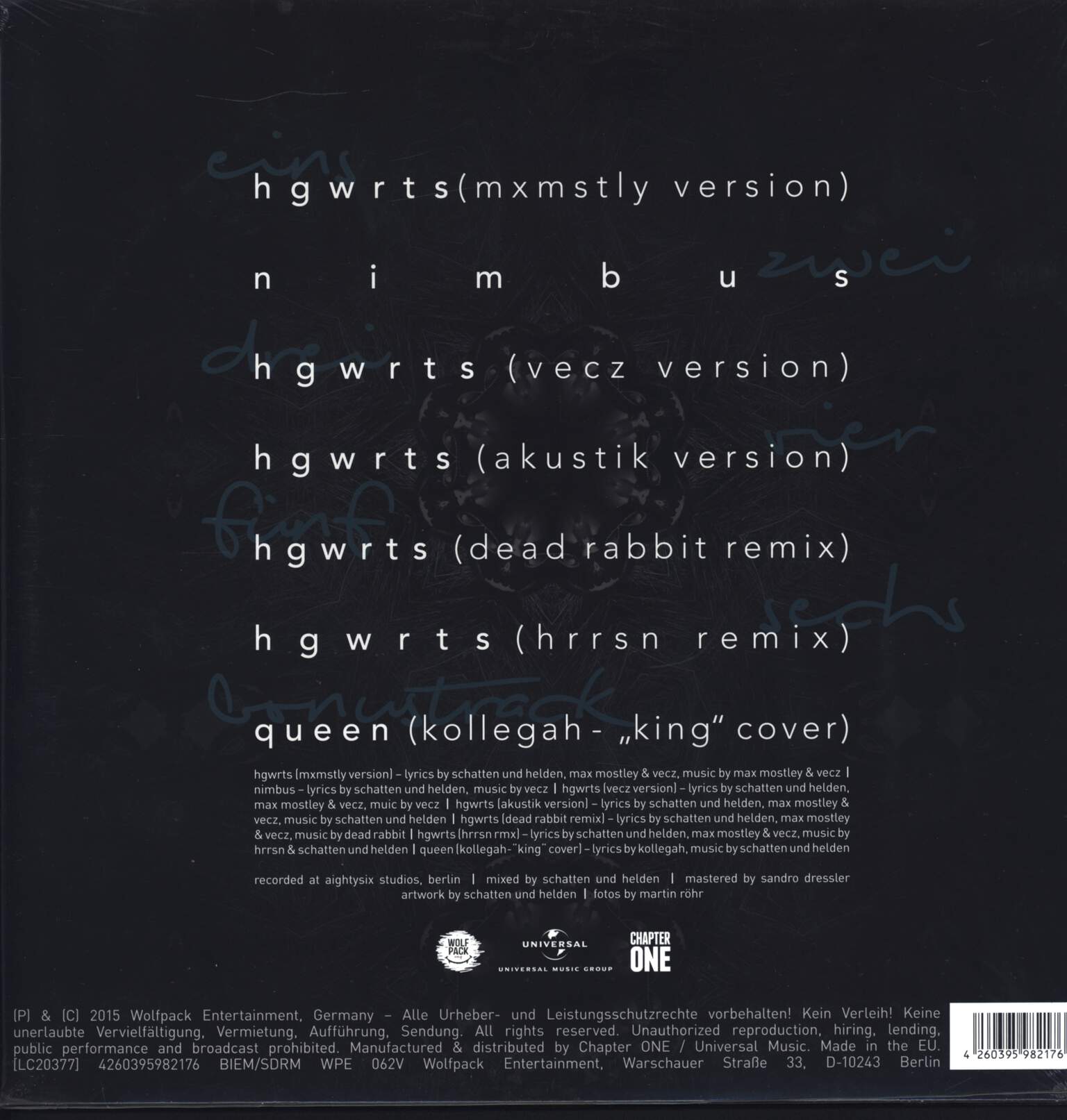 Schatten Und Helden: Hgwrts, 1×12" Maxi Single (Vinyl)