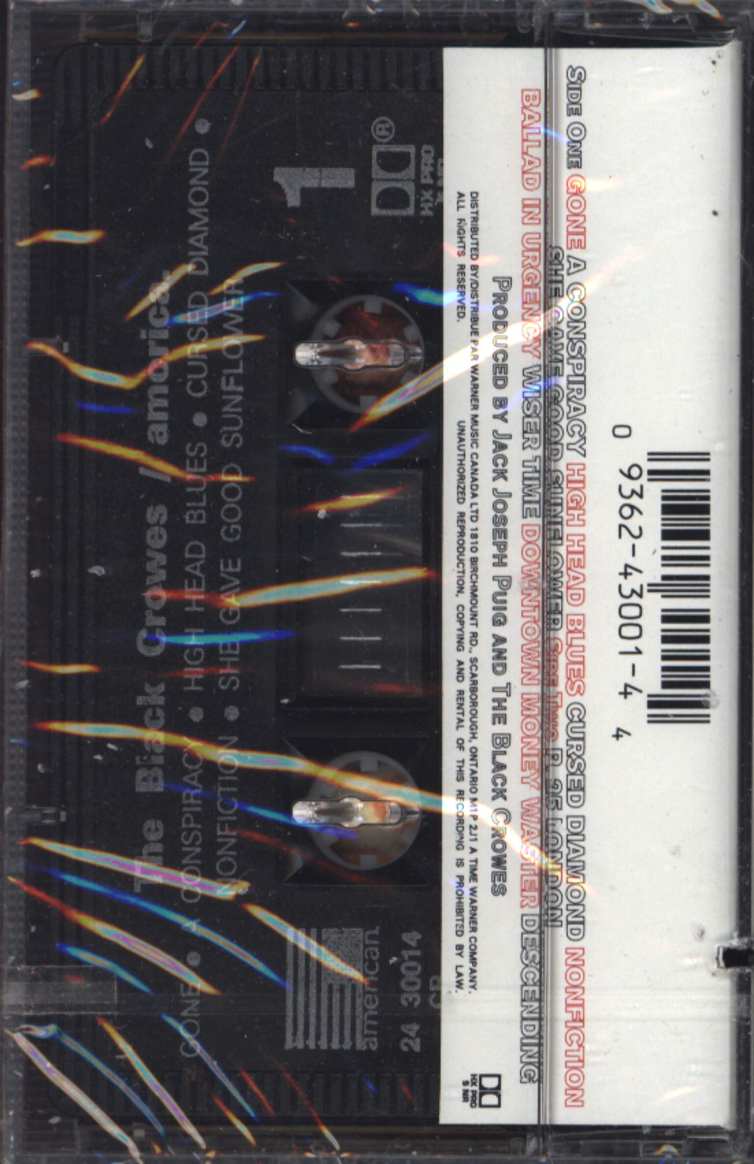 The Black Crowes: Amorica, 1×Tape