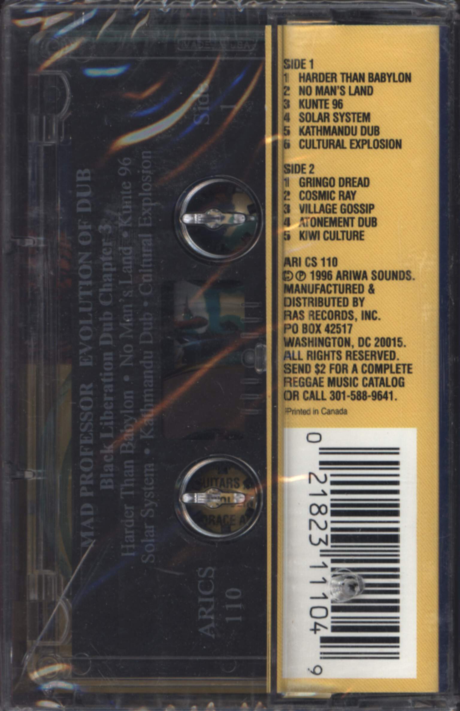 Mad Professor: Evolution Of Dub: Black Liberation Dub, Chapter 3, 1×Tape