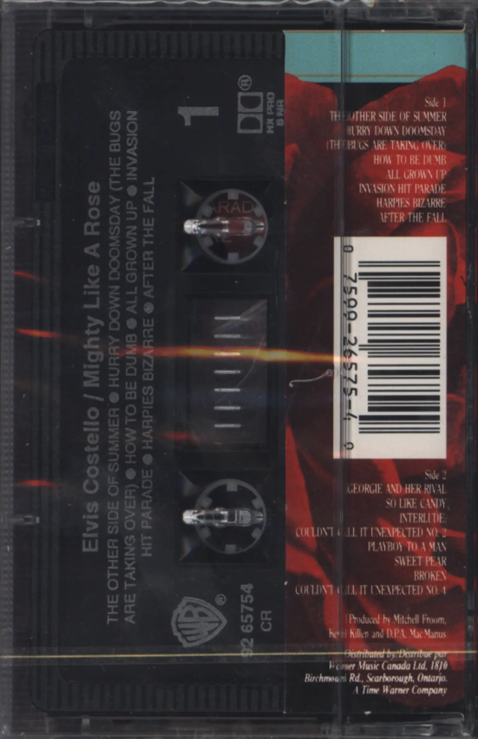 Elvis Costello: Mighty Like A Rose, 1×Tape