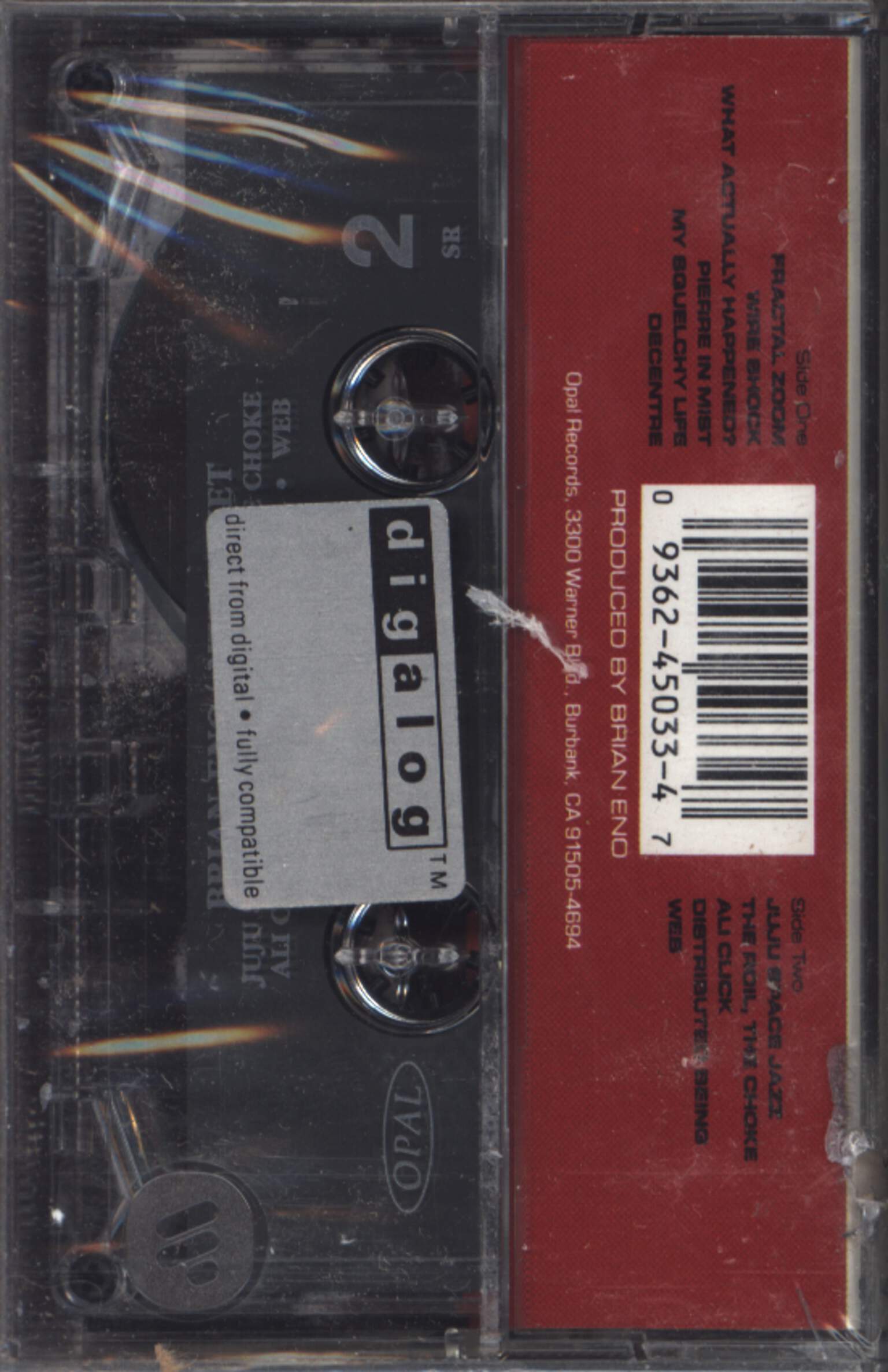 Brian Eno: Nerve Net, 1×Tape