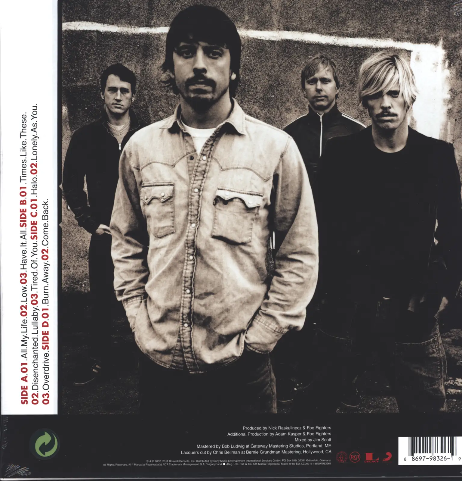 Foo Fighters: One By One, 2×LP (Vinyl)