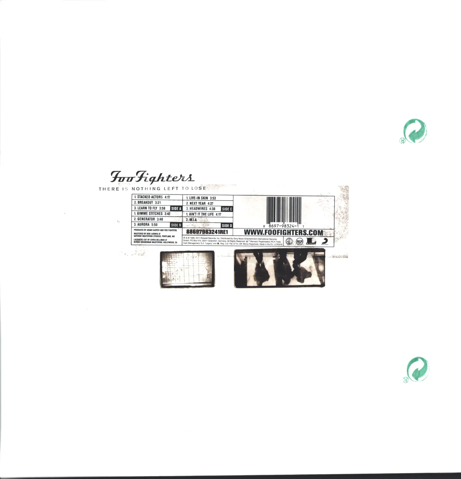 Foo Fighters: There Is Nothing Left To Lose, 2×LP (Vinyl)