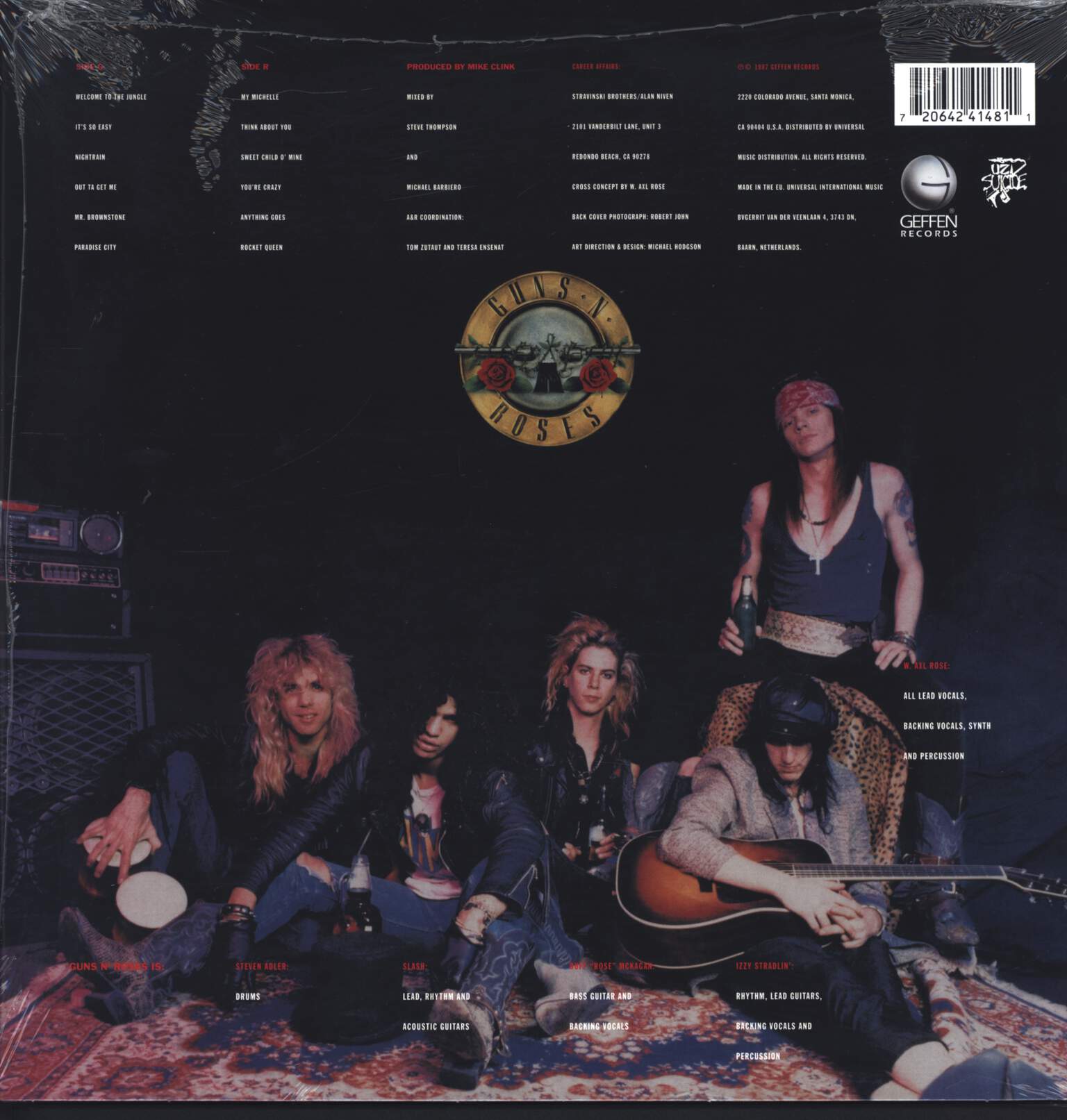 Guns N Roses: Appetite For Destruction, 1×LP (Vinyl)