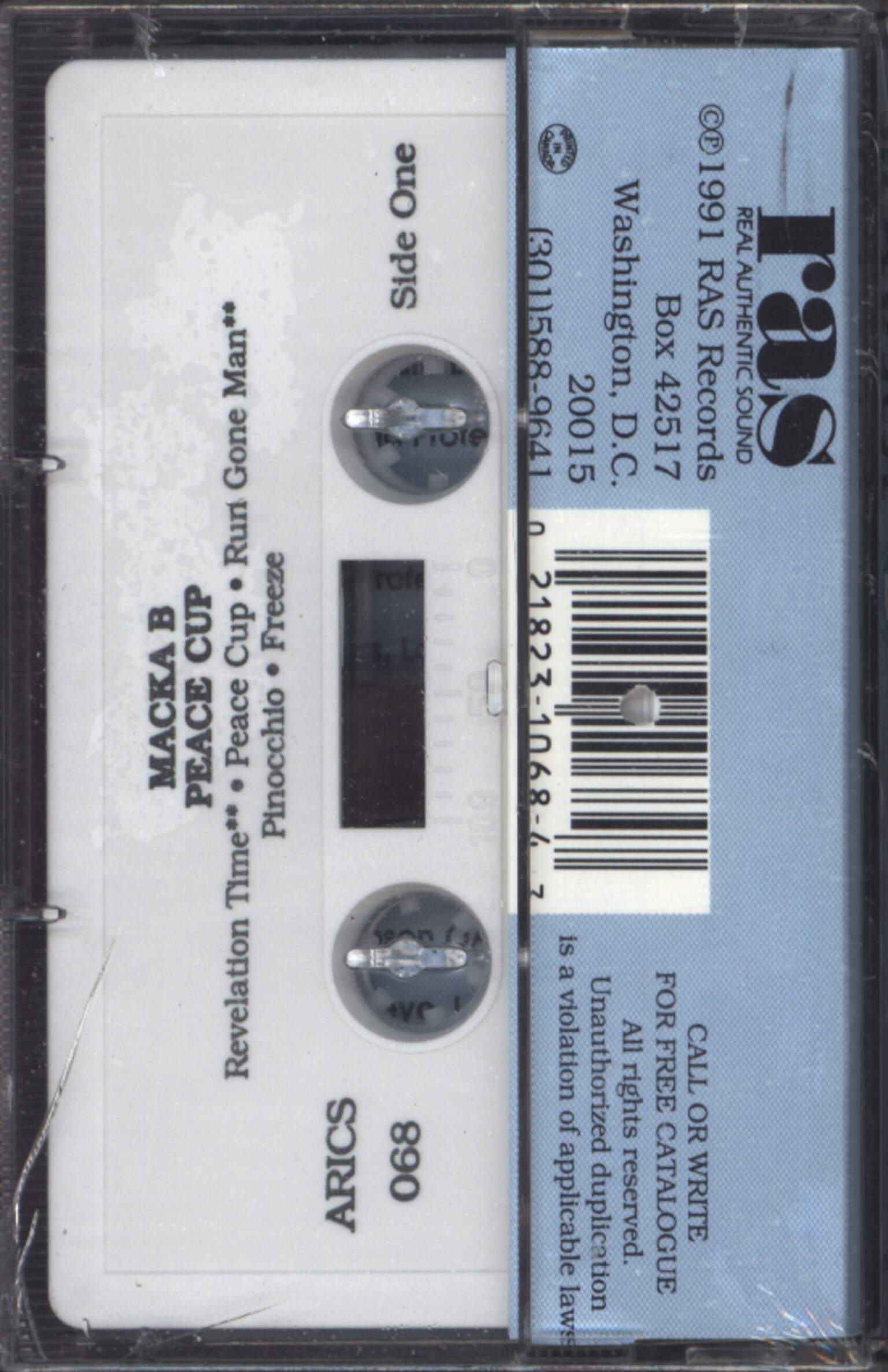 Macka B: Peace Cup, 1×Tape