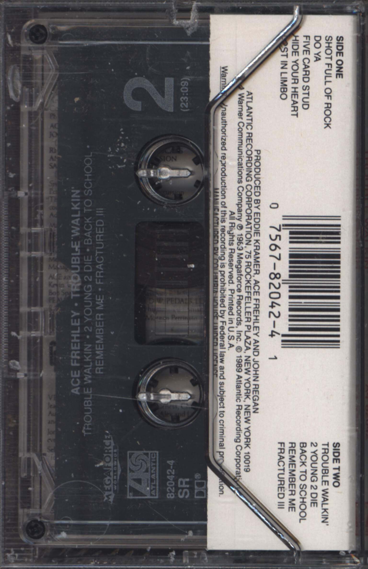 Ace Frehley: Trouble Walkin', 1×Tape