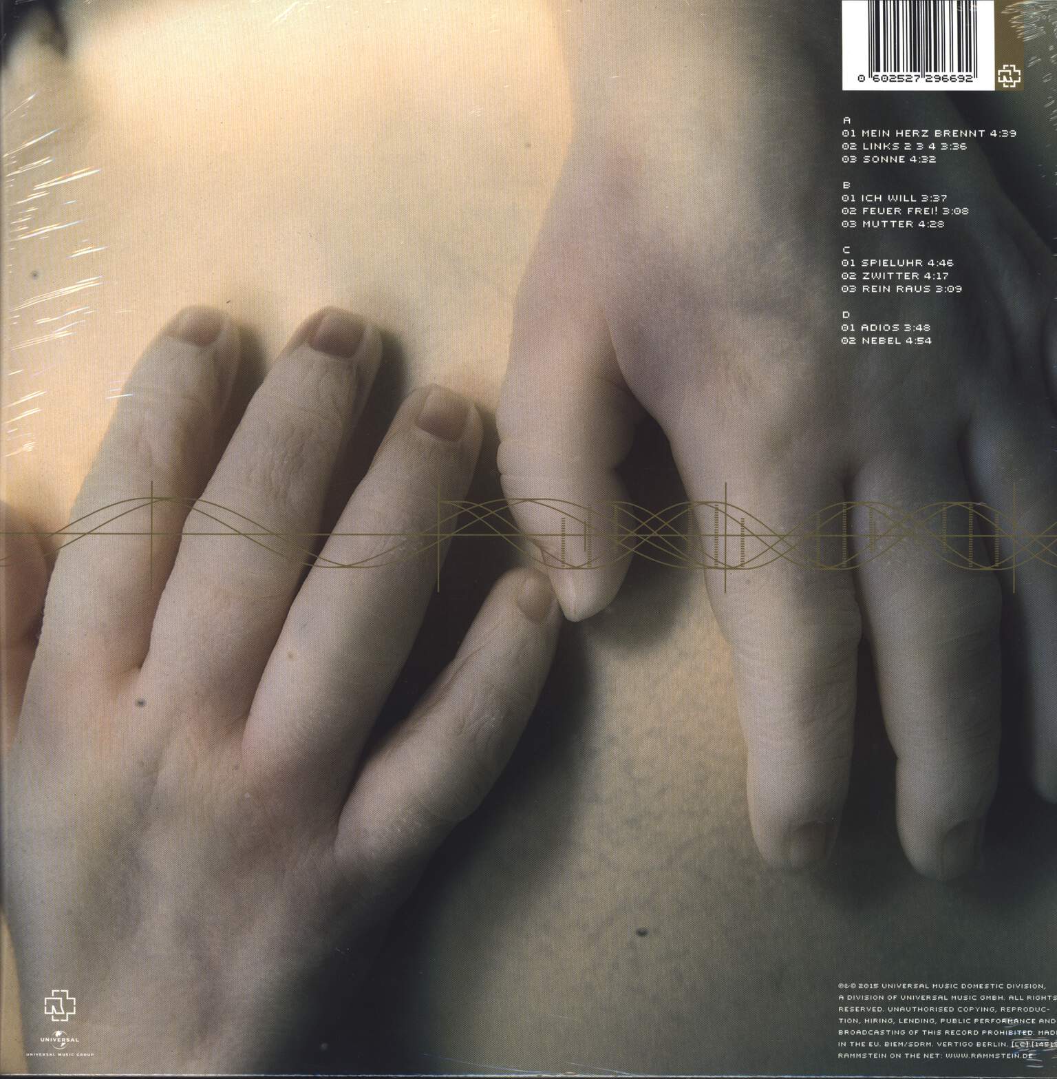 Rammstein: Mutter, 2×LP (Vinyl)