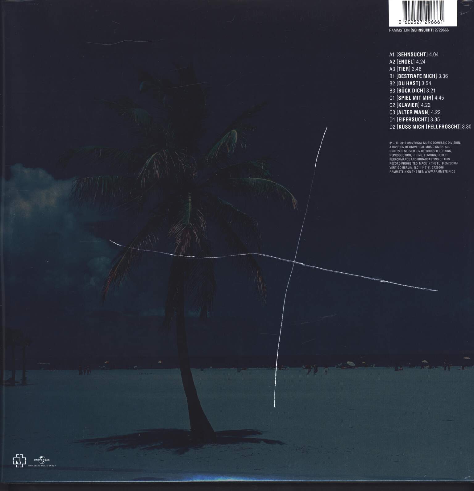 Rammstein: Sehnsucht, 2×LP (Vinyl)