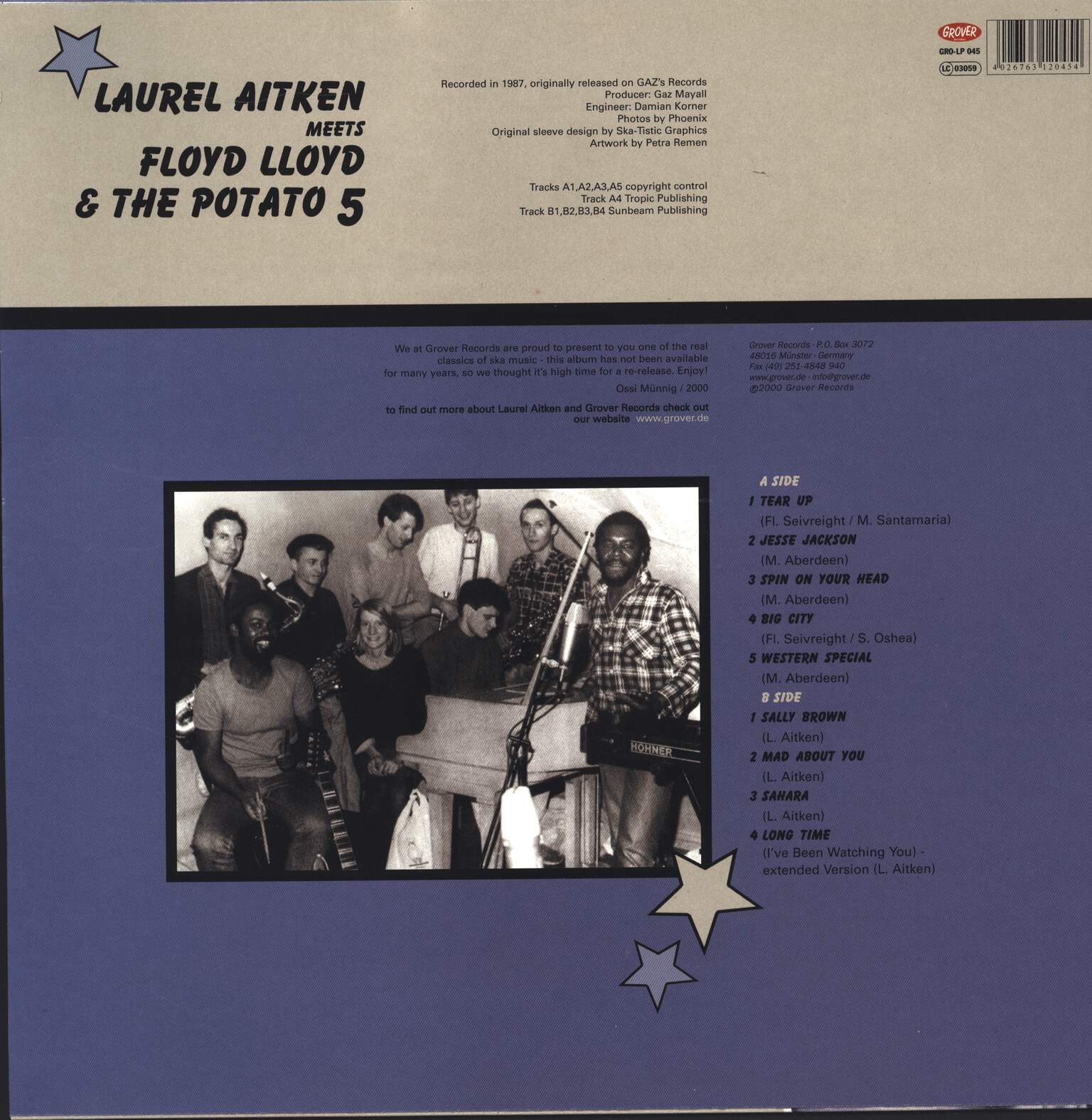 Laurel Aitken: Laurel Aitken Meets Floyd Lloyd & The Potato 5, 1×LP (Vinyl)