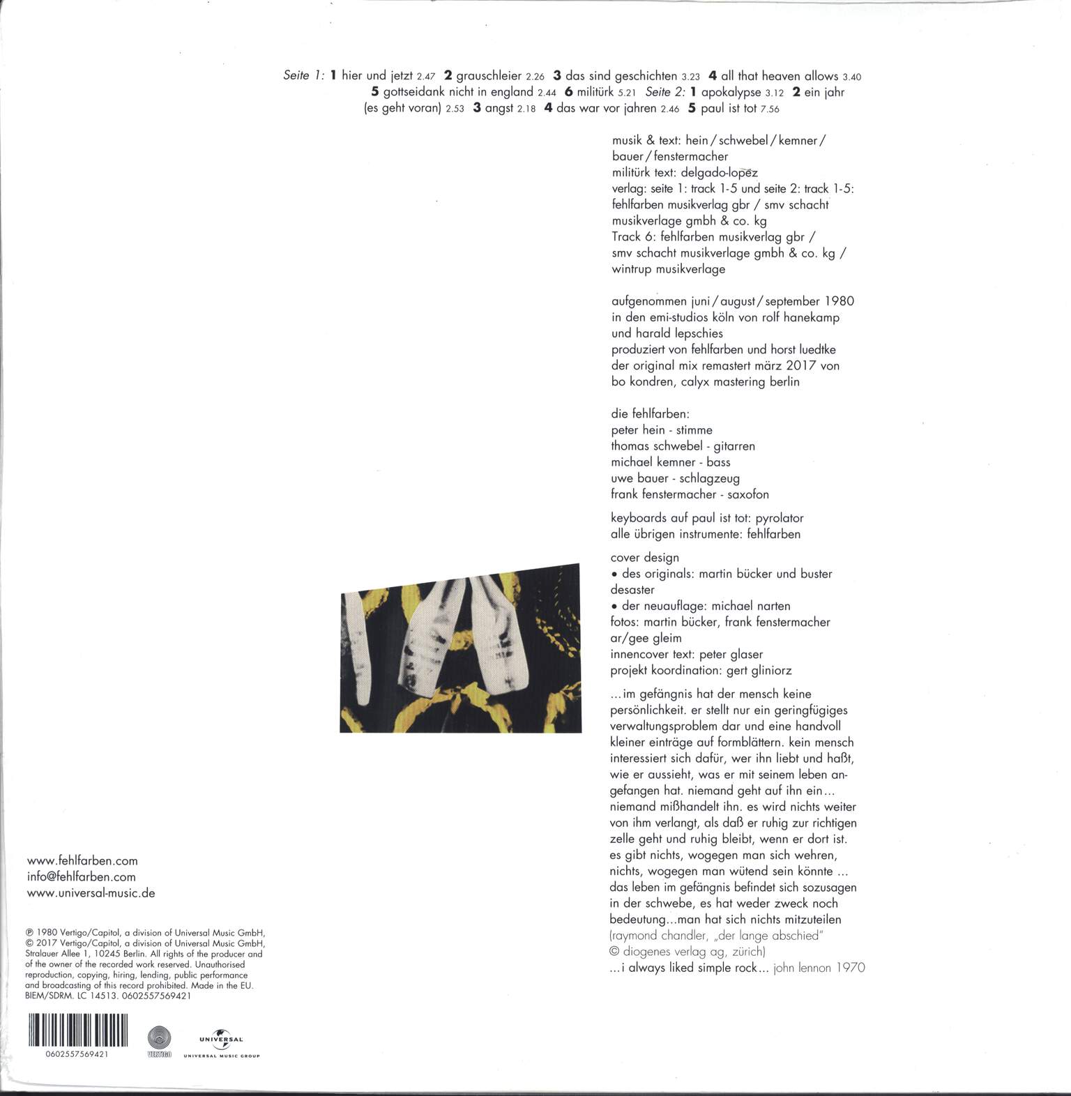 Fehlfarben: Monarchie Und Alltag, 1×LP (Vinyl)