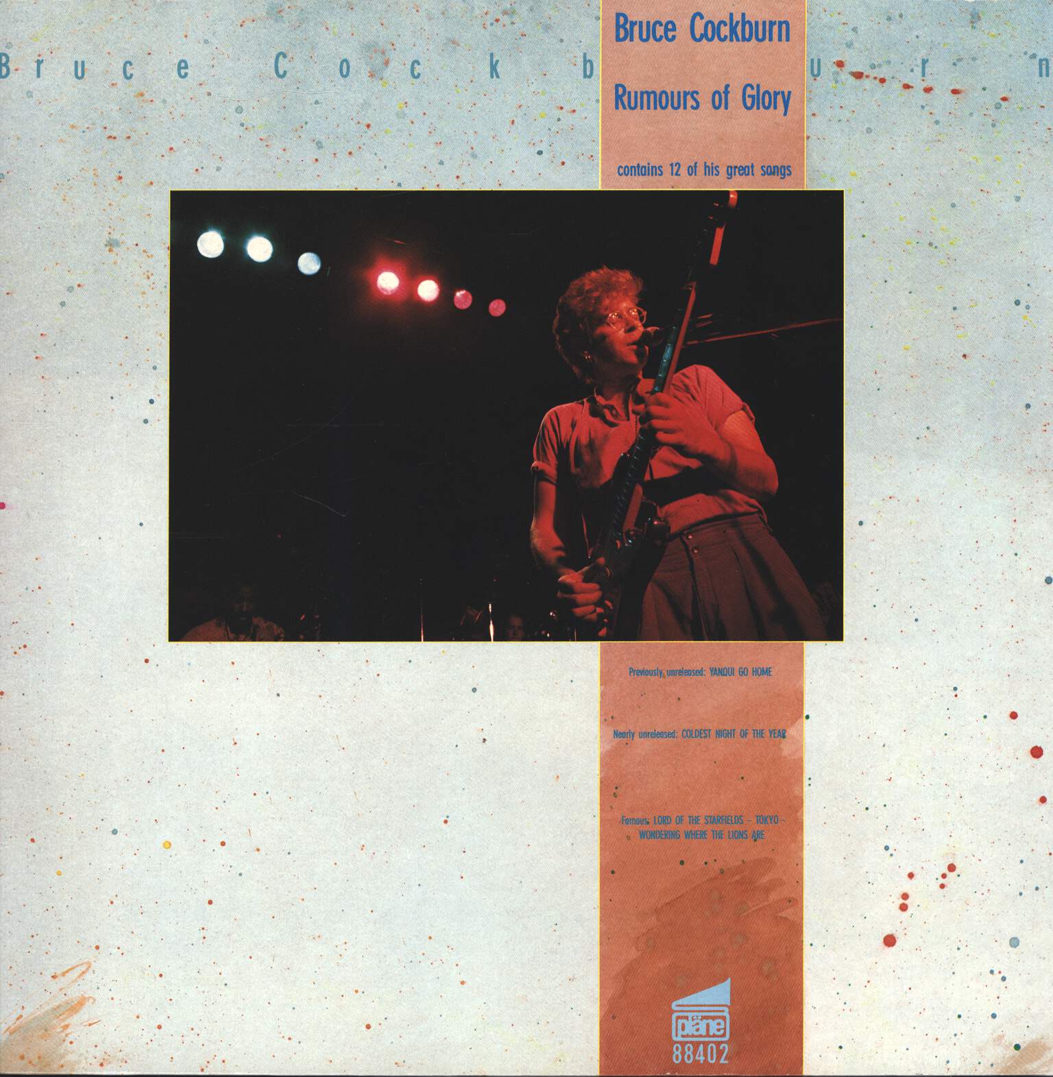 Bruce Cockburn: Rumours Of Glory, 1×LP (Vinyl)