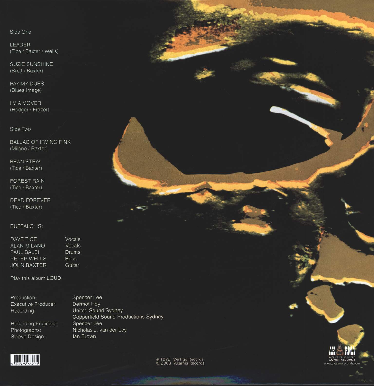 Buffalo: Dead Forever..., 1×LP (Vinyl)