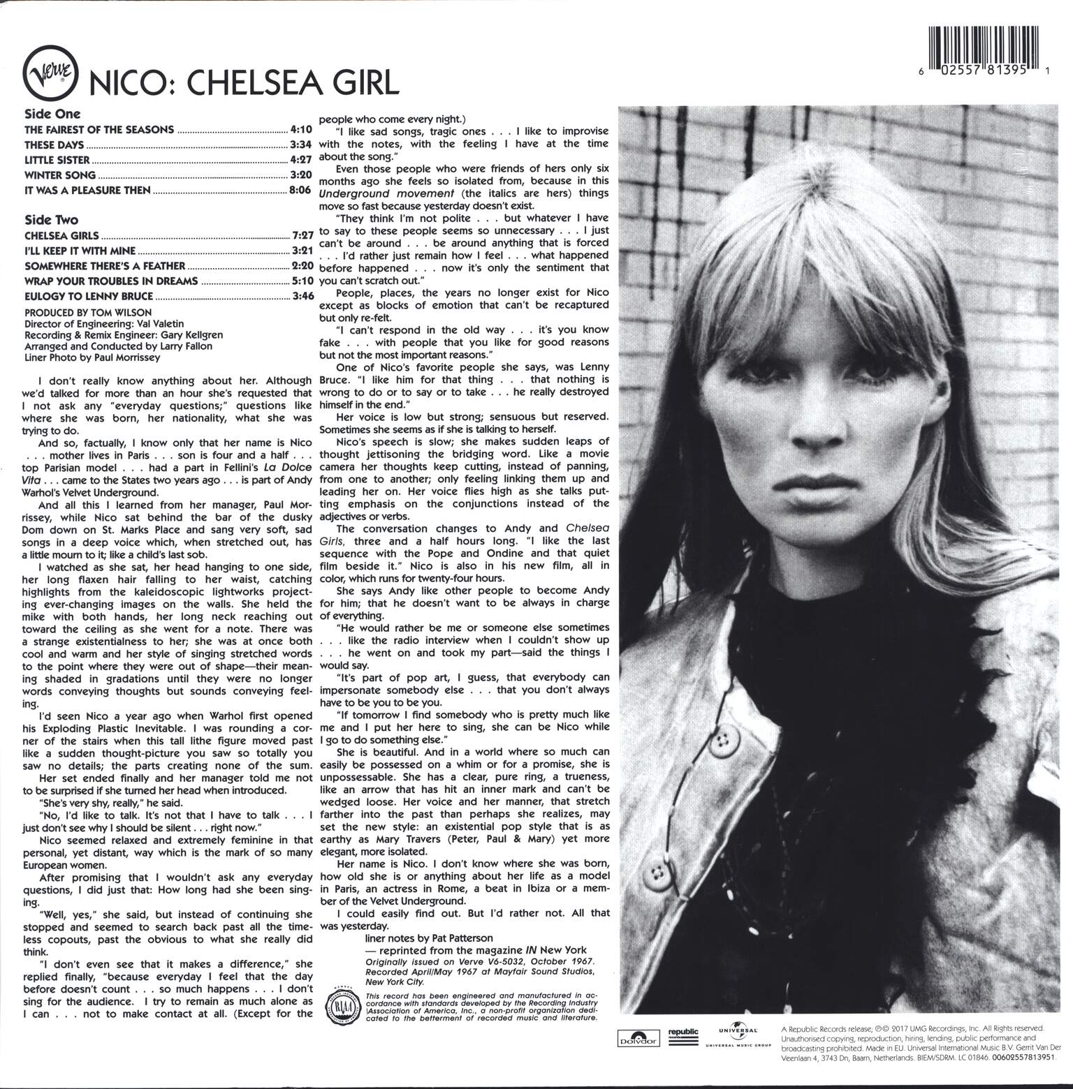 Nico: Chelsea Girl, 1×LP (Vinyl)