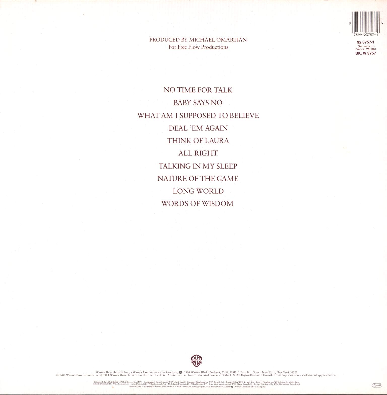 Christopher Cross: Another Page, 1×LP (Vinyl)