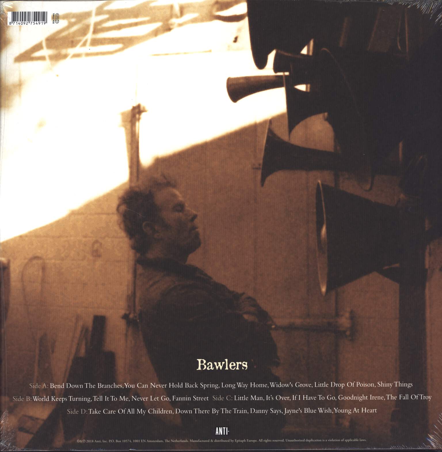 Tom Waits: Bawlers, 2×LP (Vinyl)