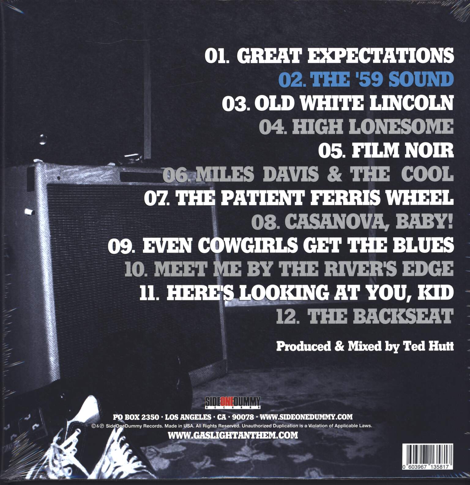 The Gaslight Anthem: The ’59 Sound, 1×LP (Vinyl)