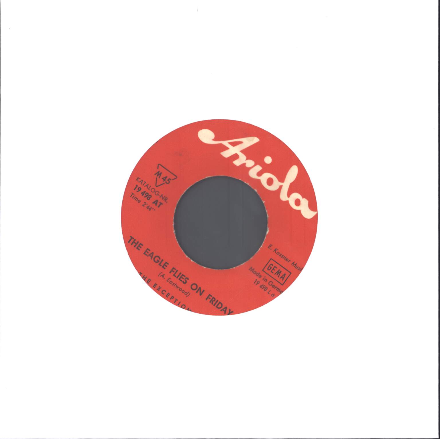 The Exception: The Eagle Flies On Friday, 1×7" Single (Vinyl)