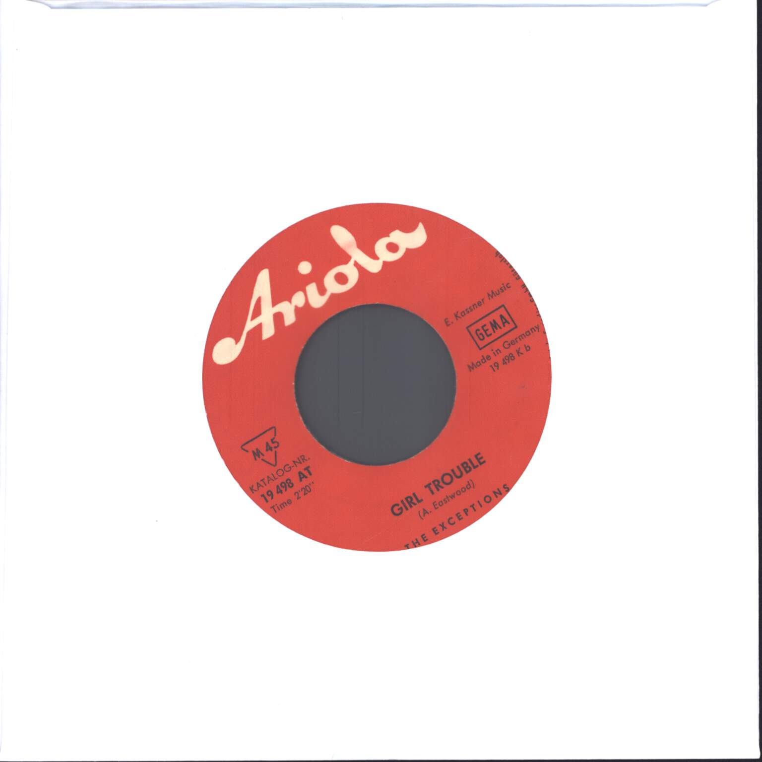 The Exception: The Eagle Flies On Friday, 1×7" Single (Vinyl)