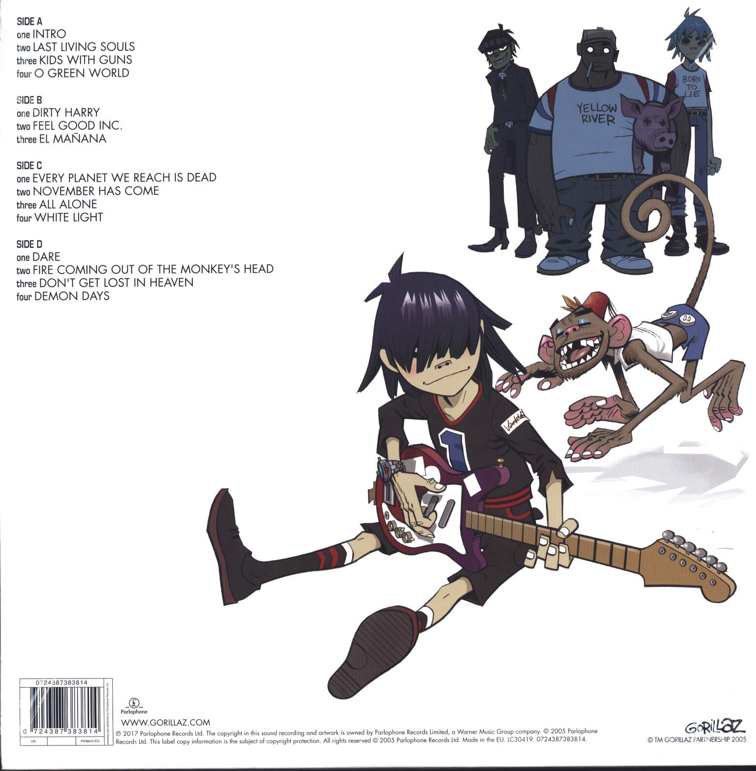 Gorillaz: Demon Days, 2×LP (Vinyl)
