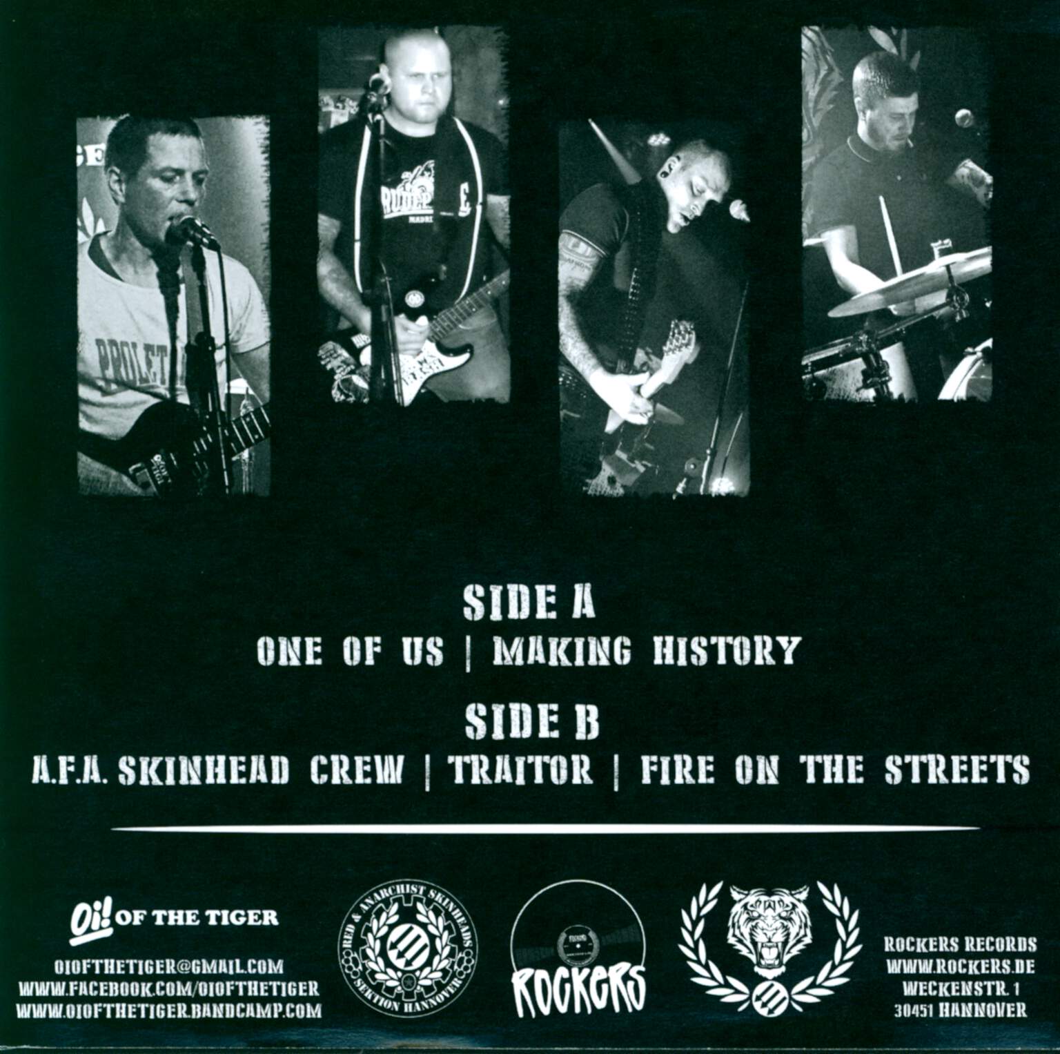 Oi! Of The Tiger: One Of Us, 1×7" Single (Vinyl)