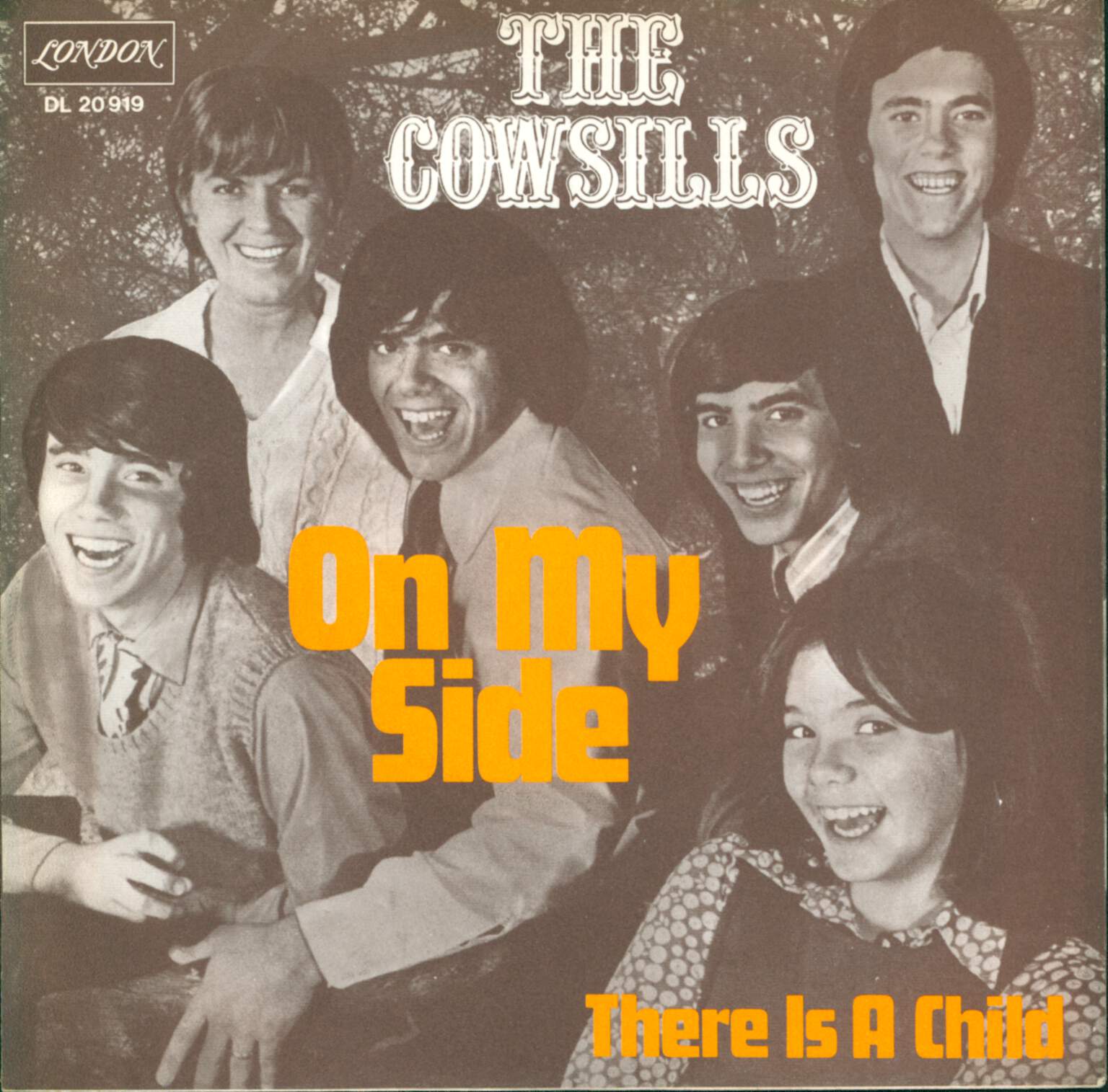 The Cowsills: On My Side, 1×7" Single (Vinyl)